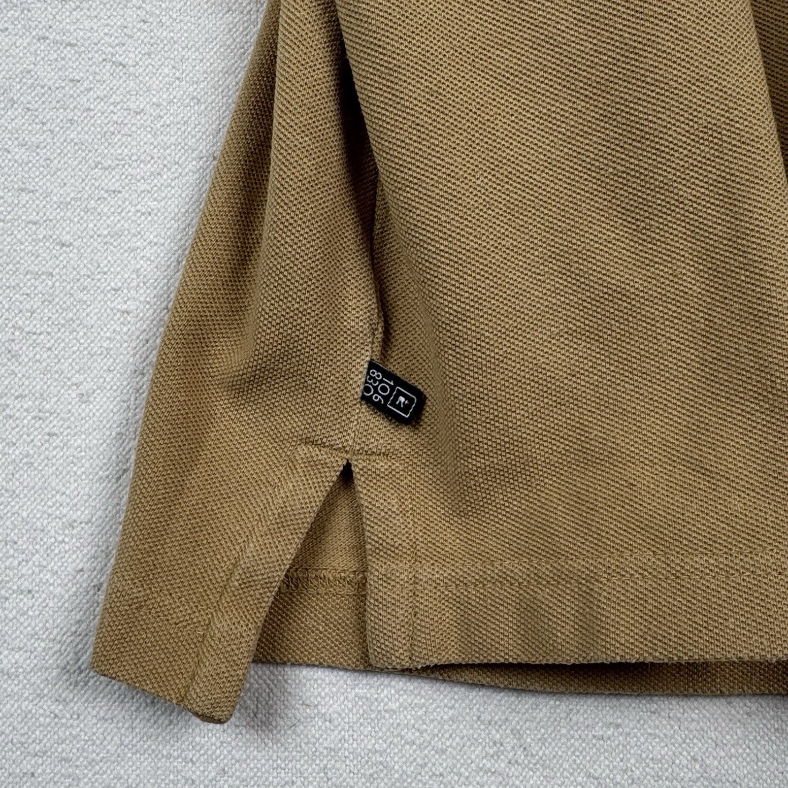 Rocawear Polo Mens 2XL Tan Big Embroidered Logo 00s Streetwear Y2K