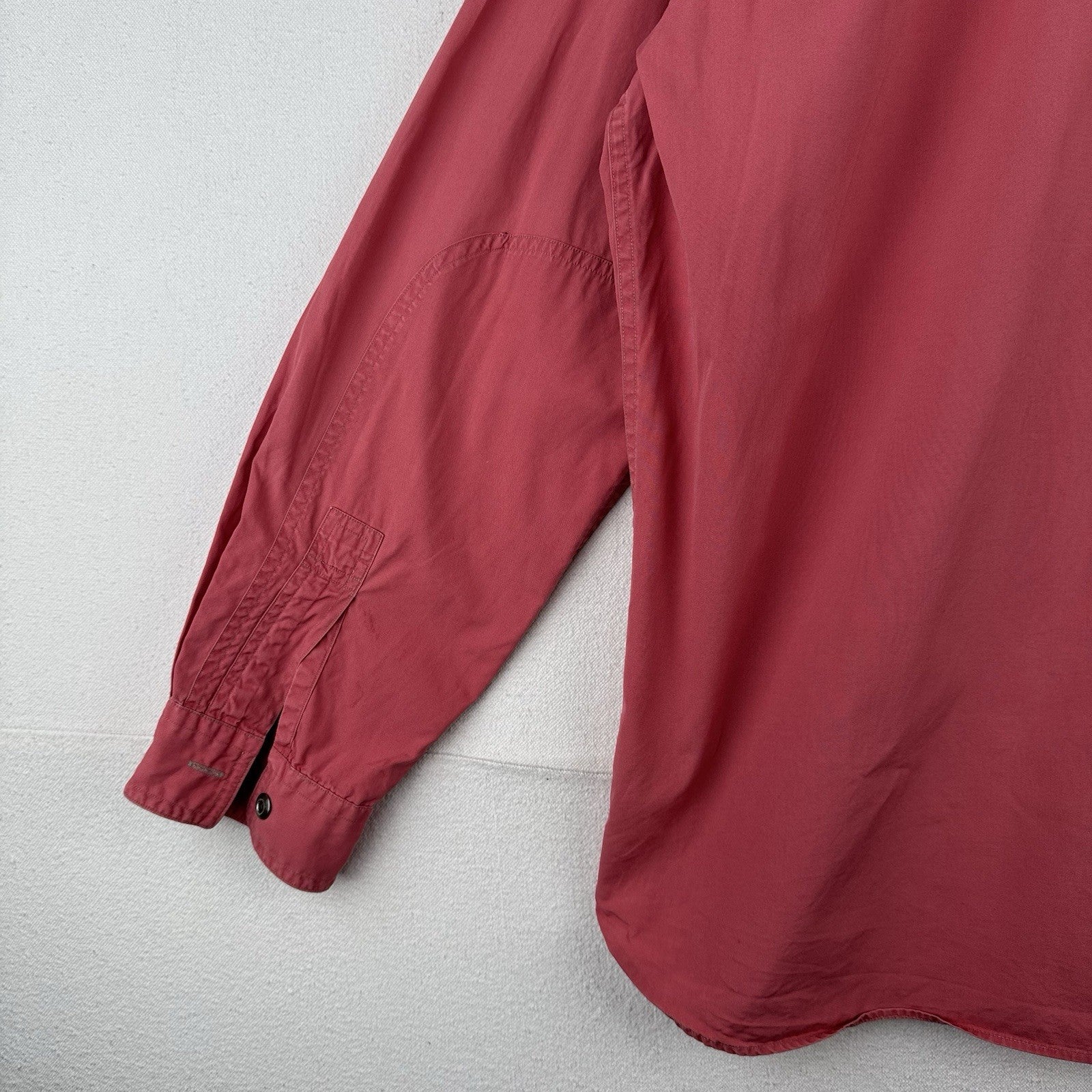90’s Vtg Polo Ralph Lauren Men’s XL Military Safari Shirt Button Up Salmon Pink
