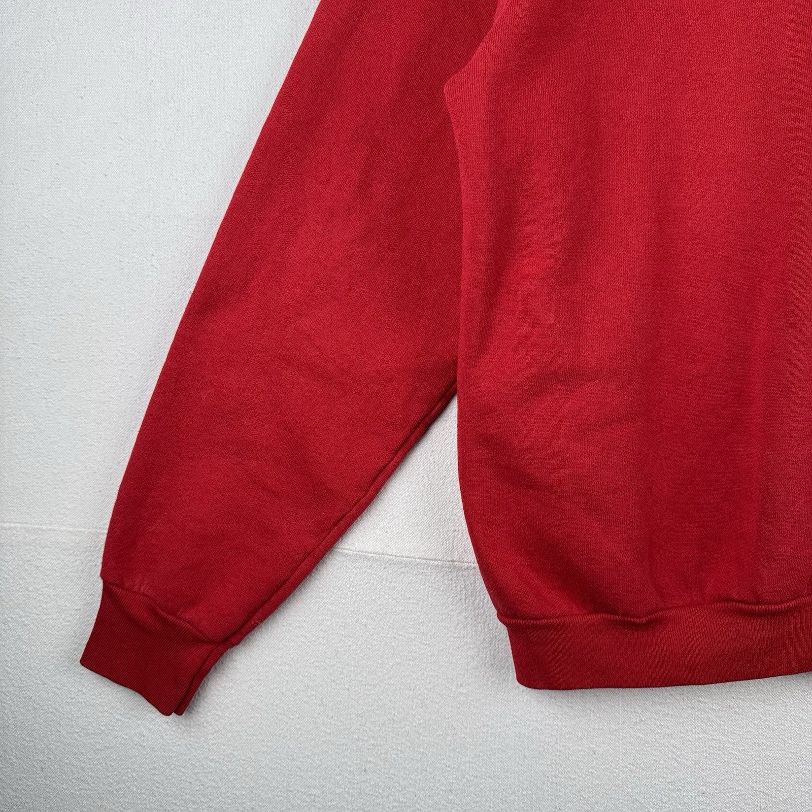 80’s Vtg Polo Ralph Lauren Sweatshirt Men XL Scribble Crest Red No Side Seam USA