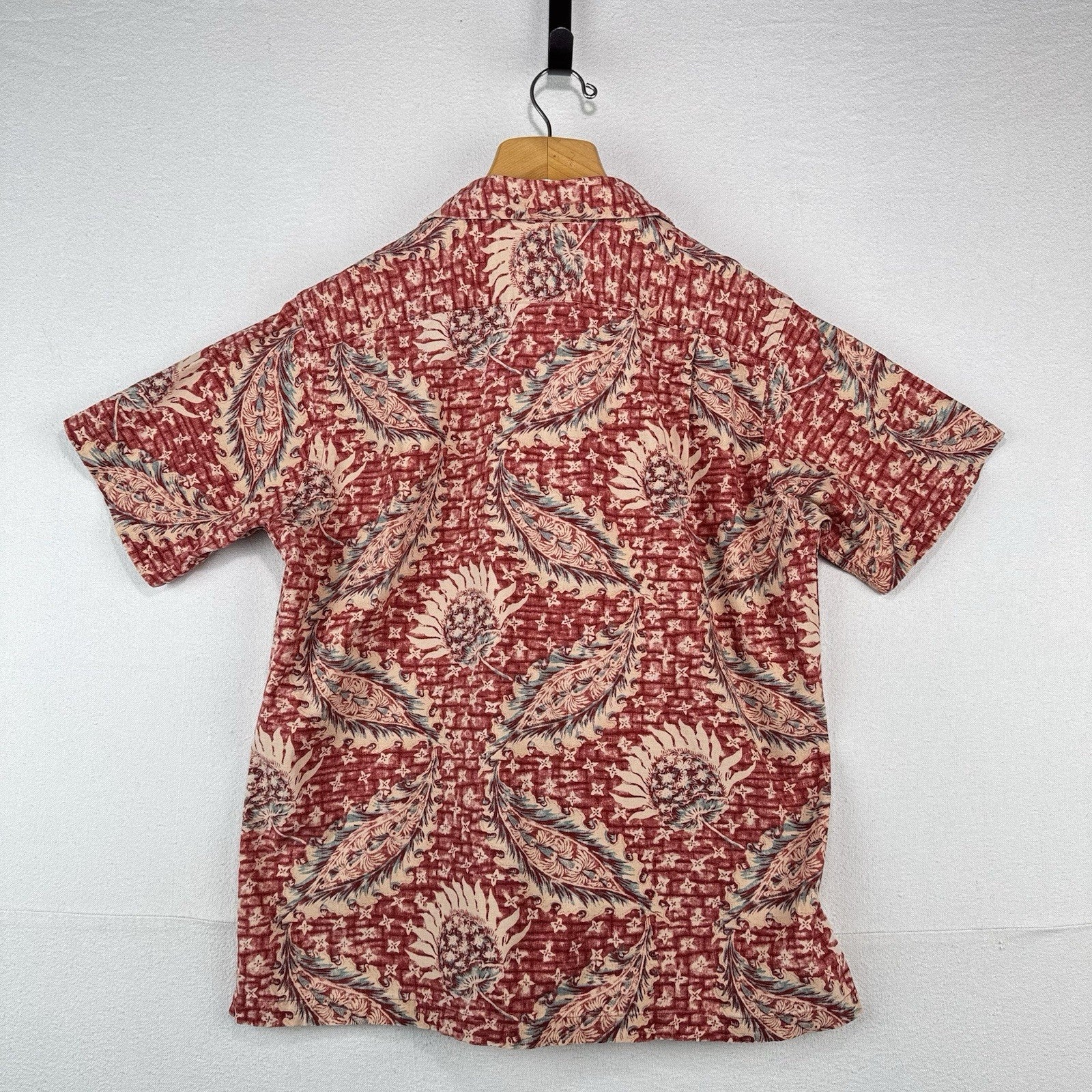 Polo Ralph Lauren Vintage Camp Shirt Men’s Medium Button Up Paisley Linen Cotton