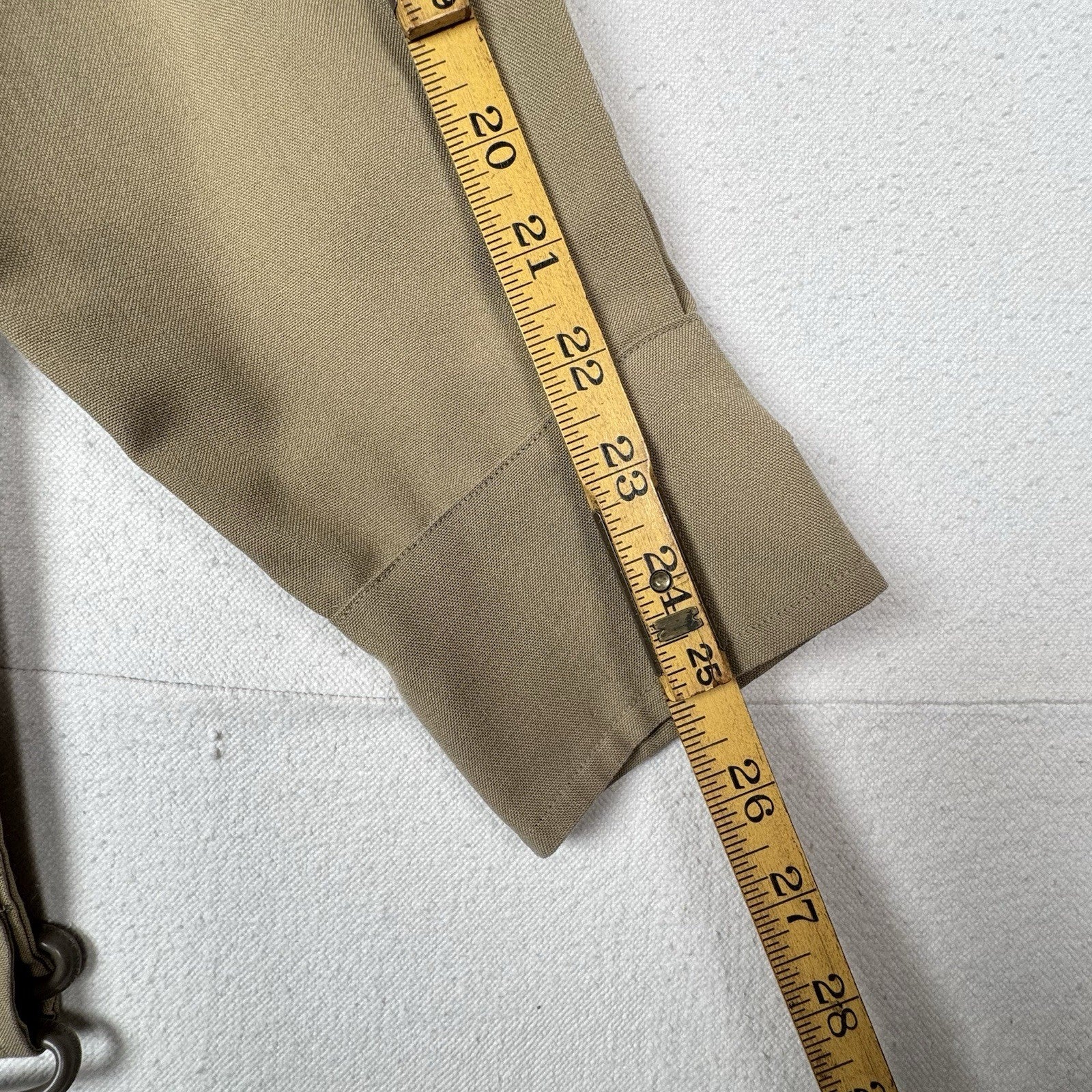 Vintage 60’s 70’s L.L. Bean Belted Khaki Safari Camp Jacket Men’s Size 40 (XL)