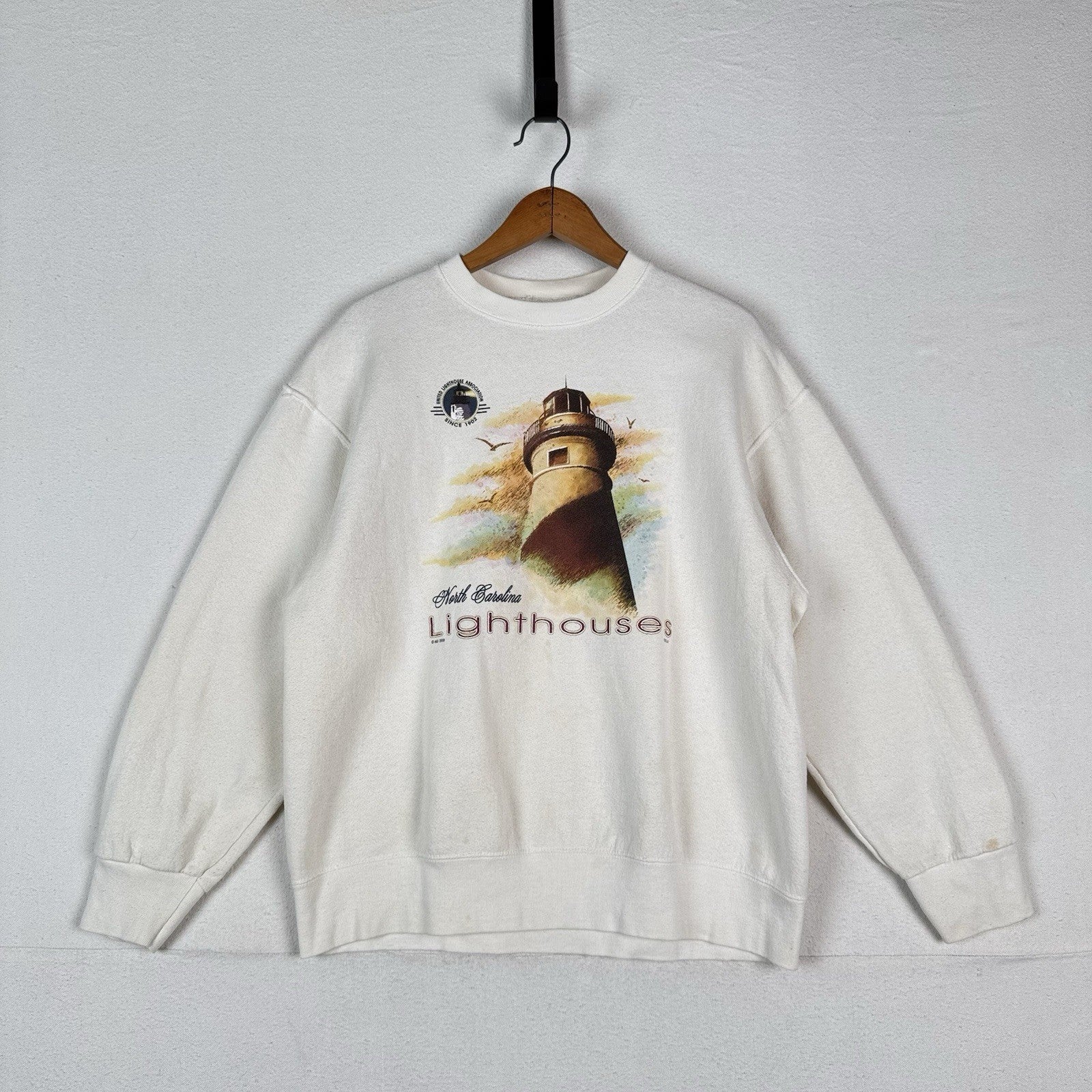 Vintage North Carolina Nautical Lighthouse Sweatshirts (x2) Bundle XL - Read*