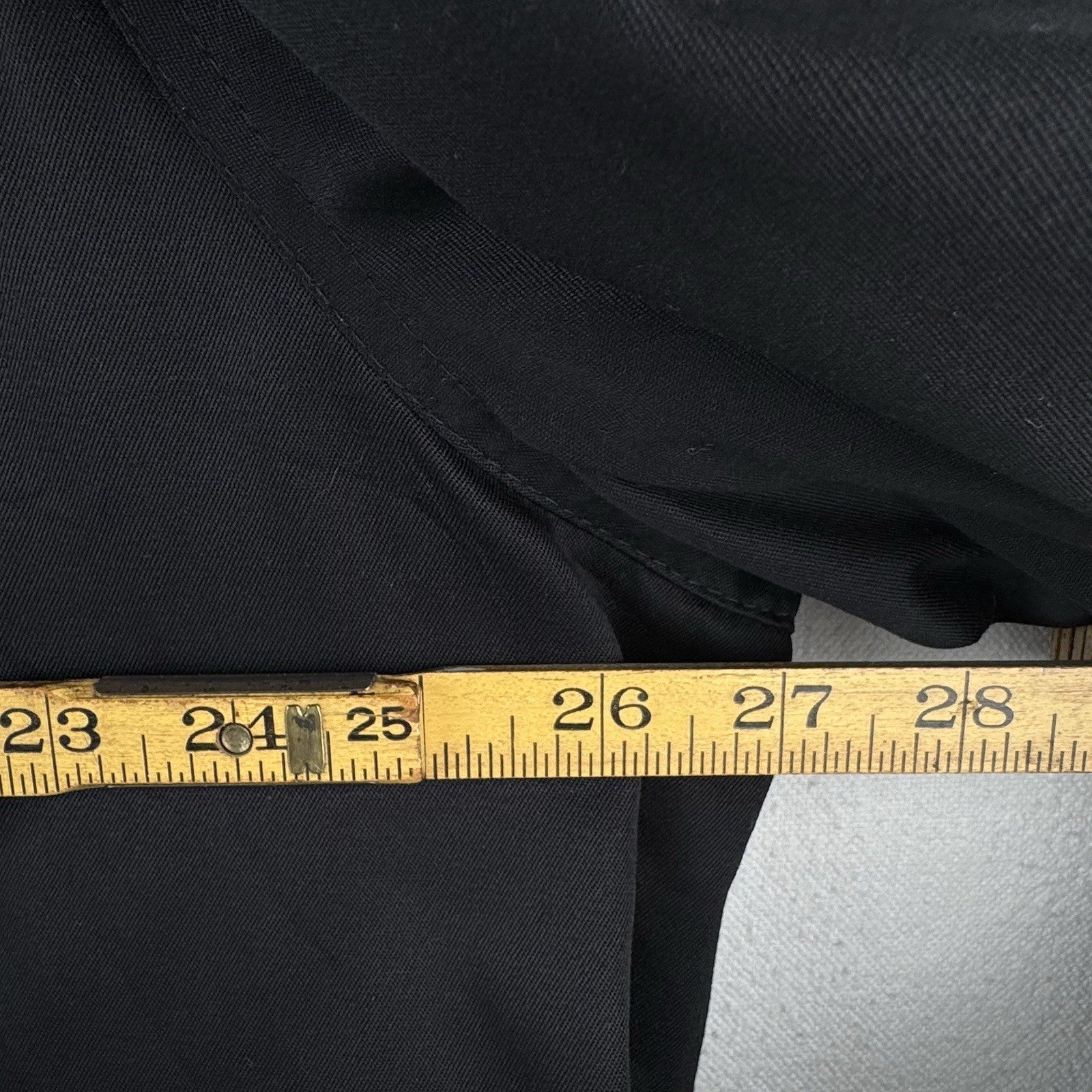 Ralph Lauren Black Trench Coat OverCoat Quilted Cotton Blend Lined Insulated 48R