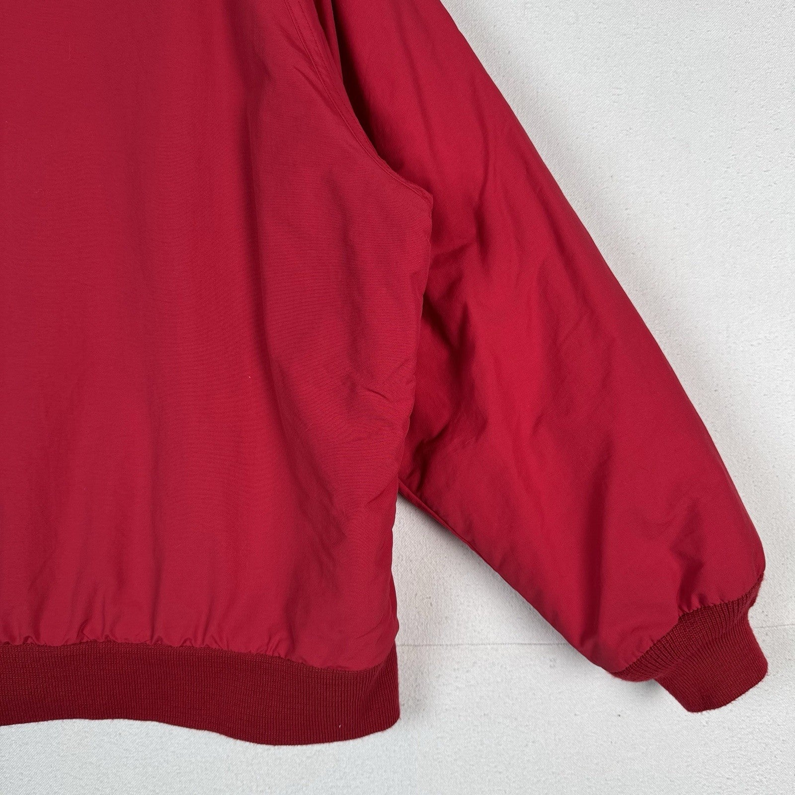 Lands End Squall Jacket United States Postal Service USPS Red Mens Size Large