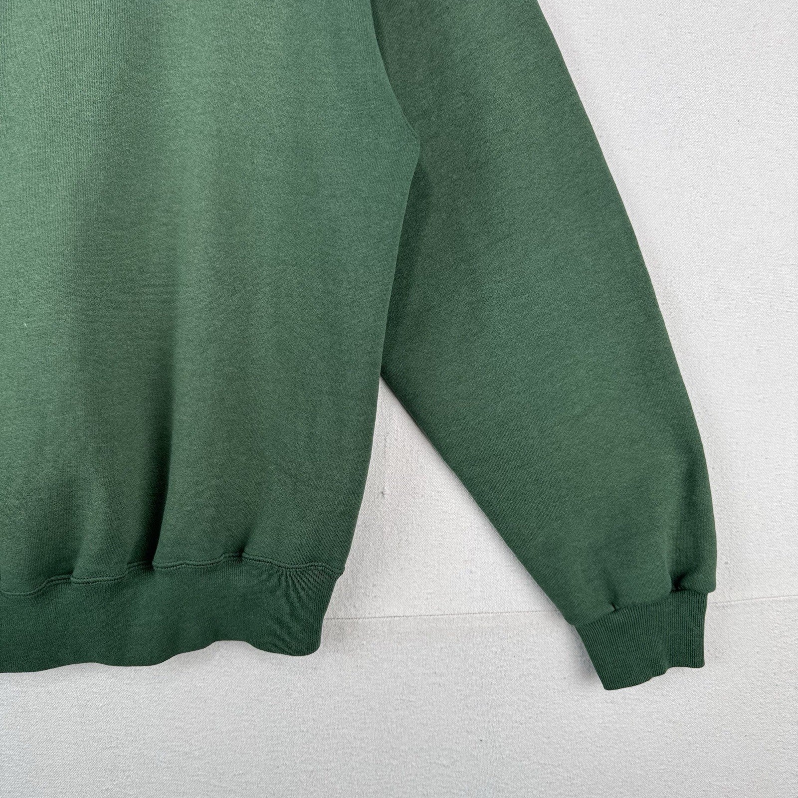 90’s Vtg Ponchatoula Greenwave Men’s M Hoodie Sweatshirt Green *Sunfaded