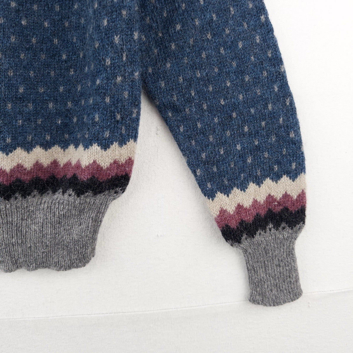 90’s Vtg Woolrich Knit Sweater Wool Mohair Blend Fair Isle Men’s Medium