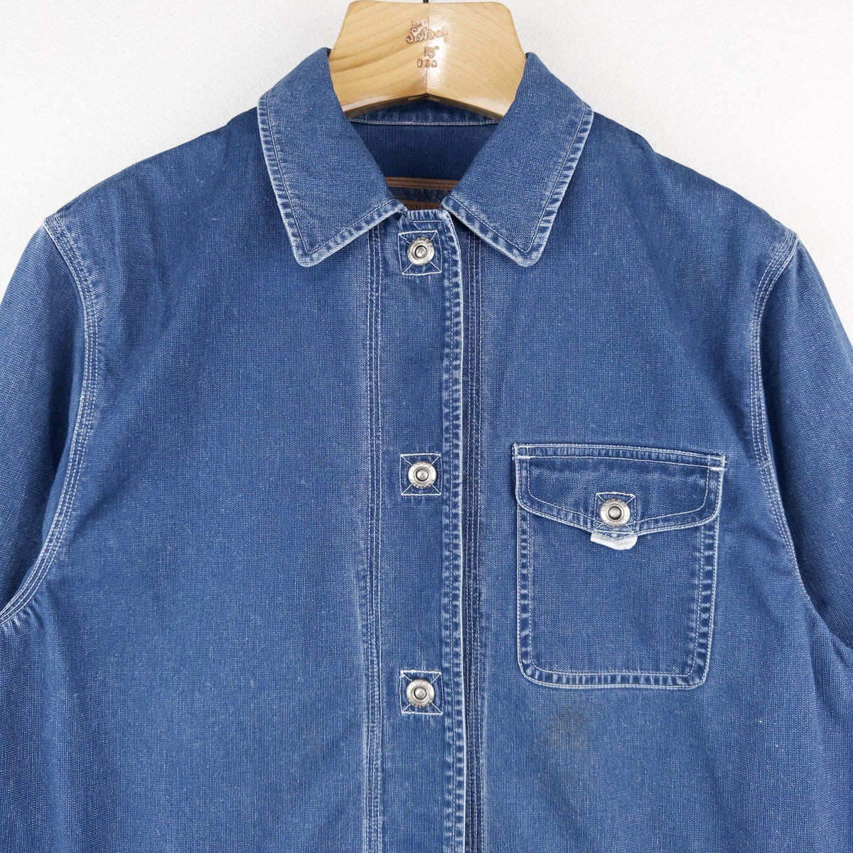 90’s Vtg Ralph Lauren Jeans Co Denim Chore Jacket Barn Country Workwear M *Read