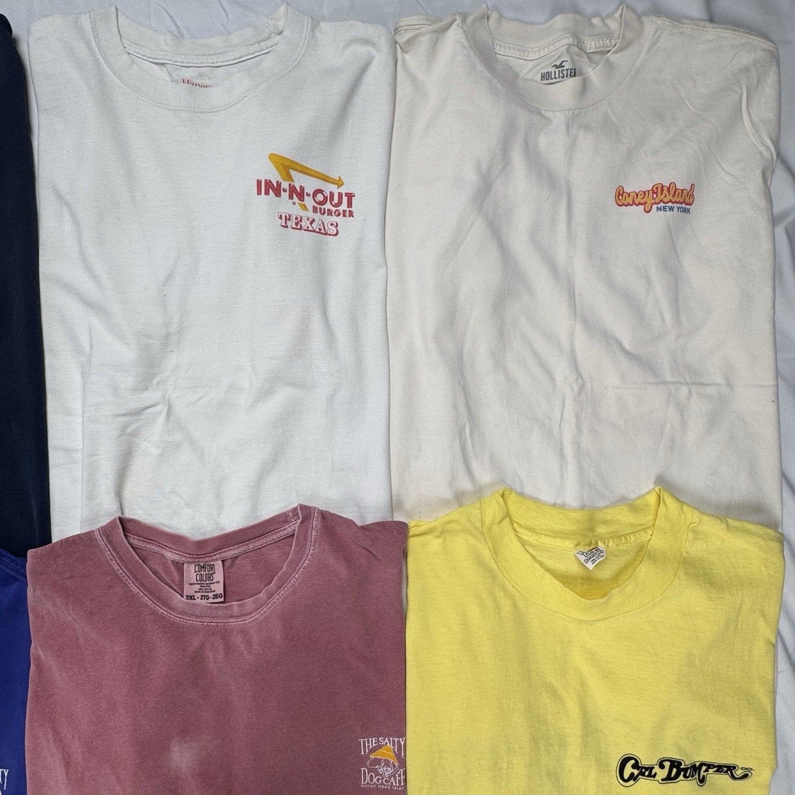 Lot of 10 Vintage T-shirt Wholesale Box M,L,XL,2XL