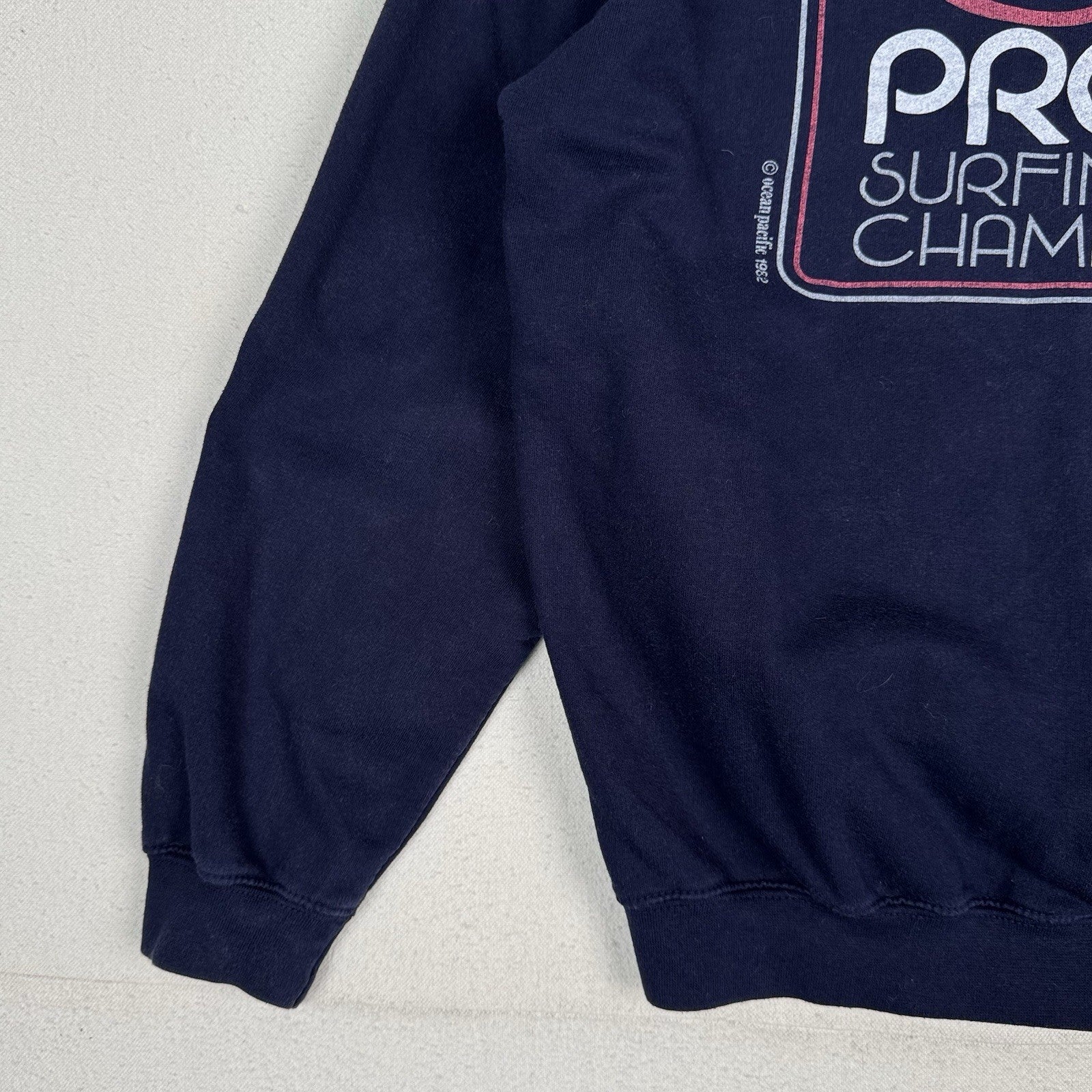 Vintage 80s OP Ocean Pacific Double Sided 1982 Pro Surfing Championship Hoodie M
