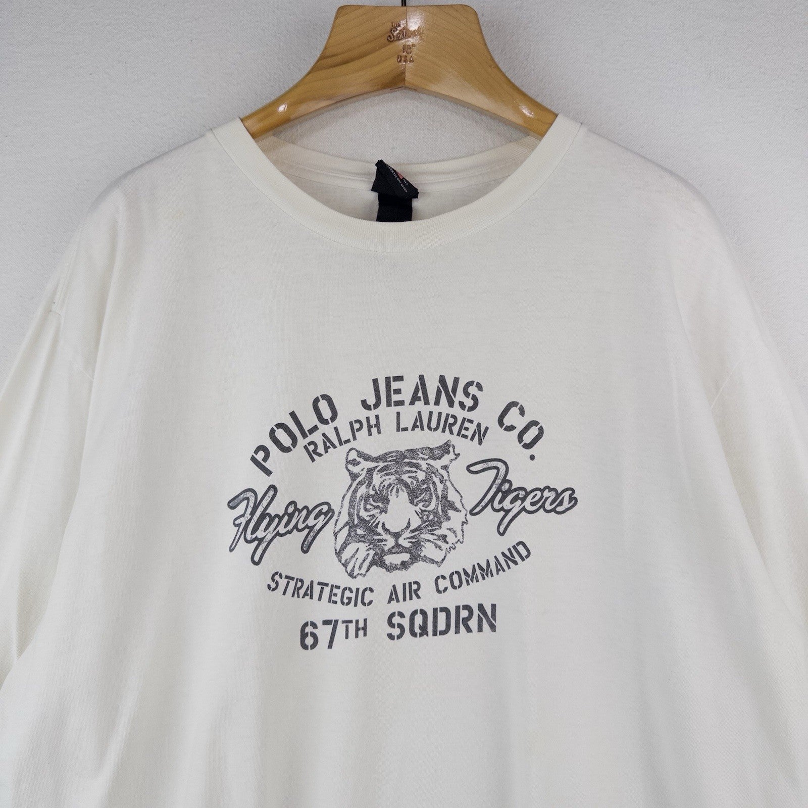 90’s Vtg Polo Jeans Ralph Lauren Flying Tigers Shirt Men's XL Long Sleeve