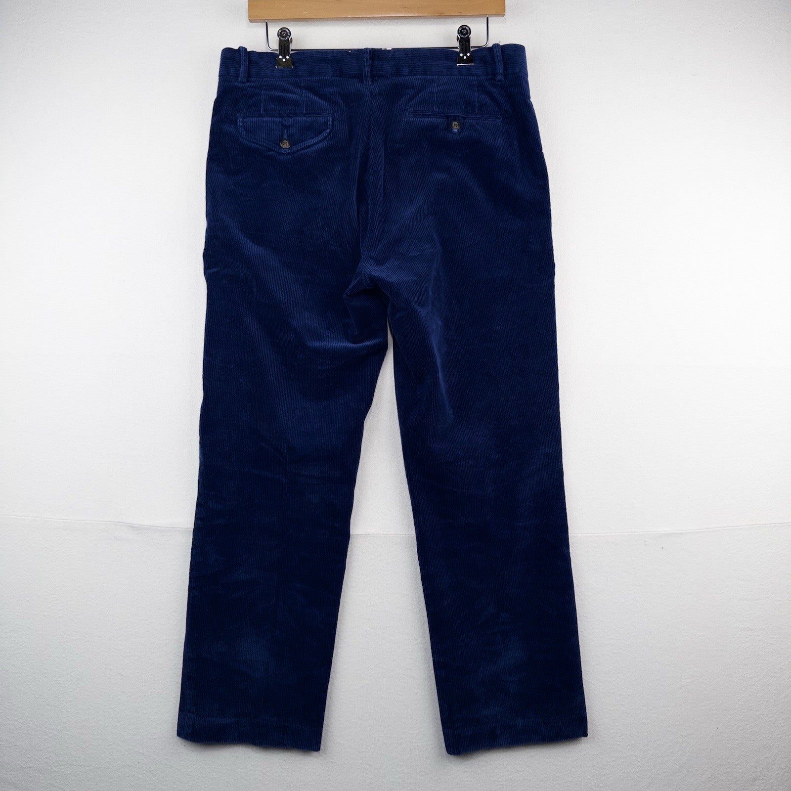 90’s Vtg Polo Ralph Lauren Suffield Corduroy Pant Mens 34x30 Blue Tab Wide Wale