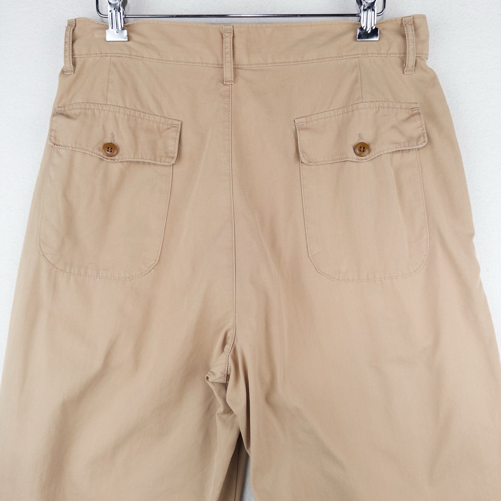 80’s Vtg Polo Ralph Lauren Lightweight Utility Chinos 32x34 (13” Rise) USA *Read