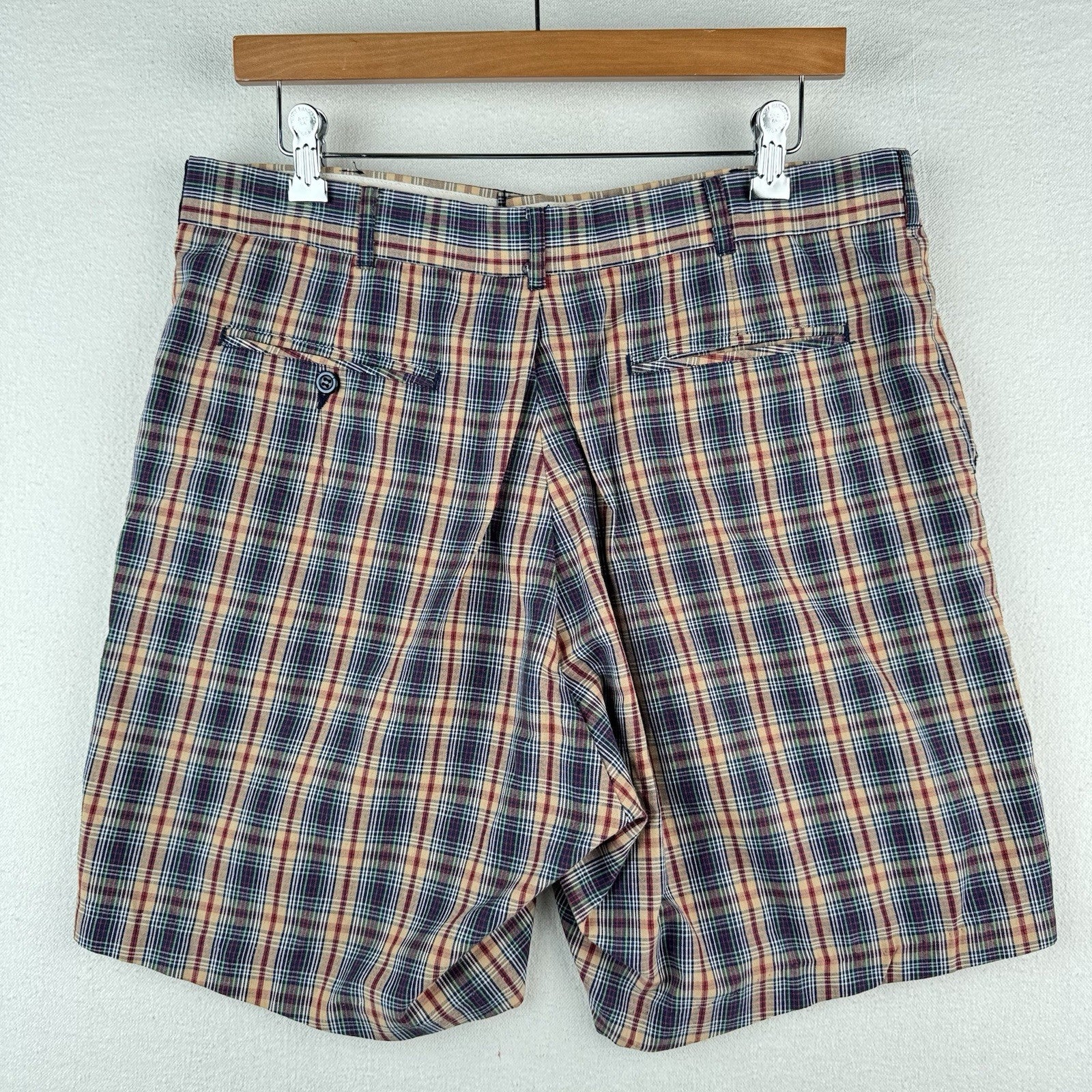 80’s Vintage McGregor Sportswear Men’s 36 Plaid Shorts 7”