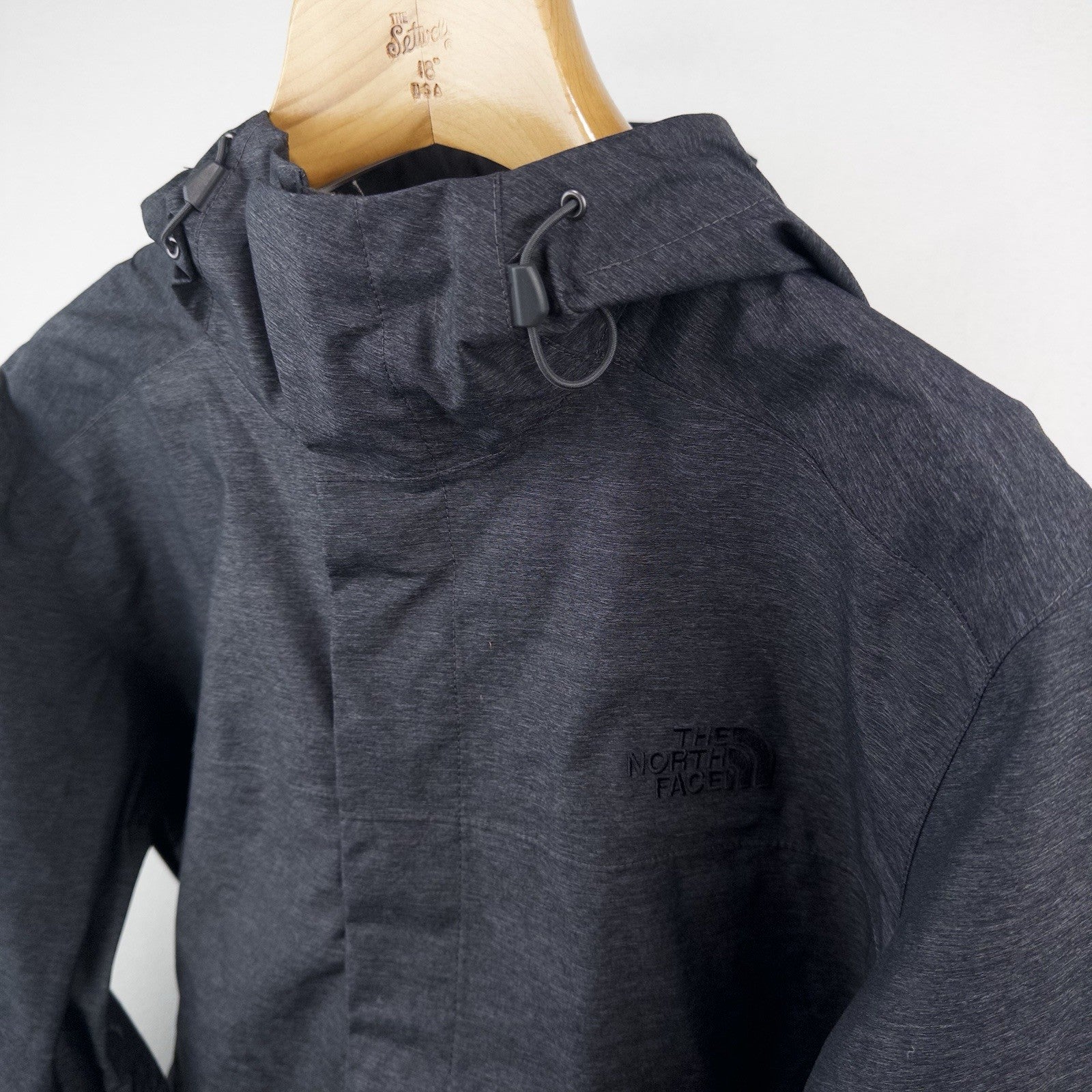 North Face Venture 2 Rain Coat Jacket Men's L Large Dryvent Hood Waterproof Gray