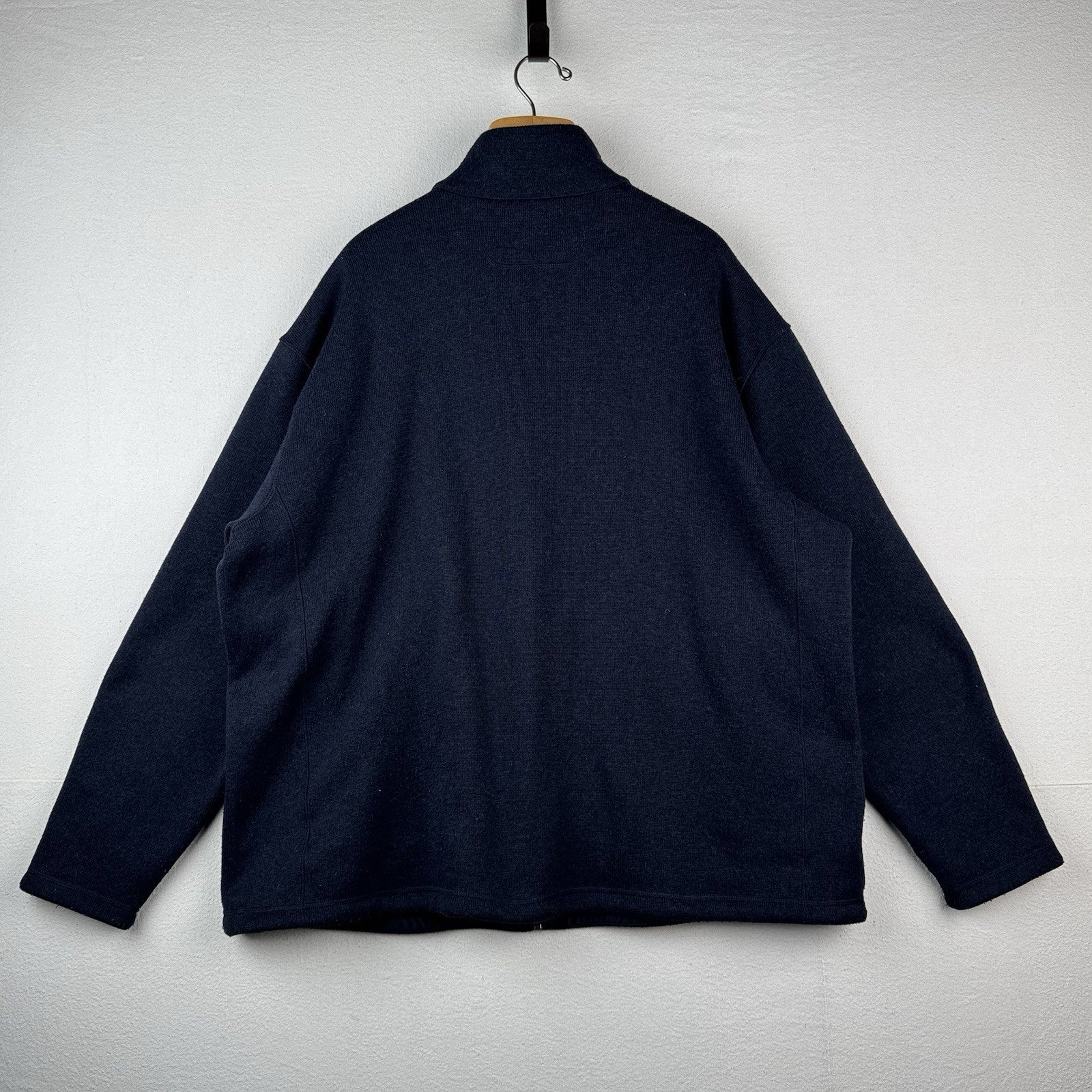 Polo Ralph Lauren Jacket Mens 3XB Blue Performance Full Zip Fleece Mock Neck