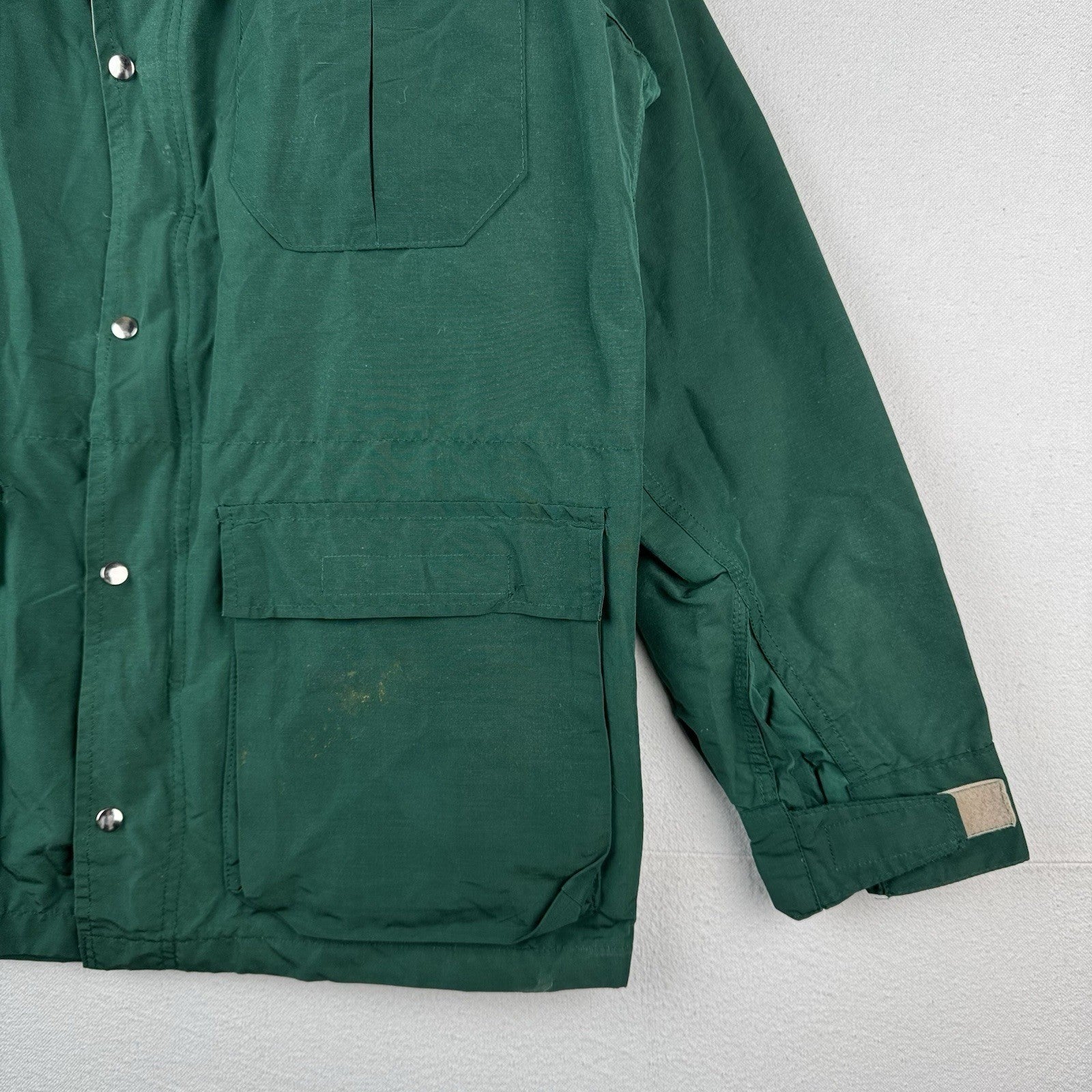 70's Vintage Sierra Designs Men's Medium Pine Green 60/40 Hooded Parka Jacket