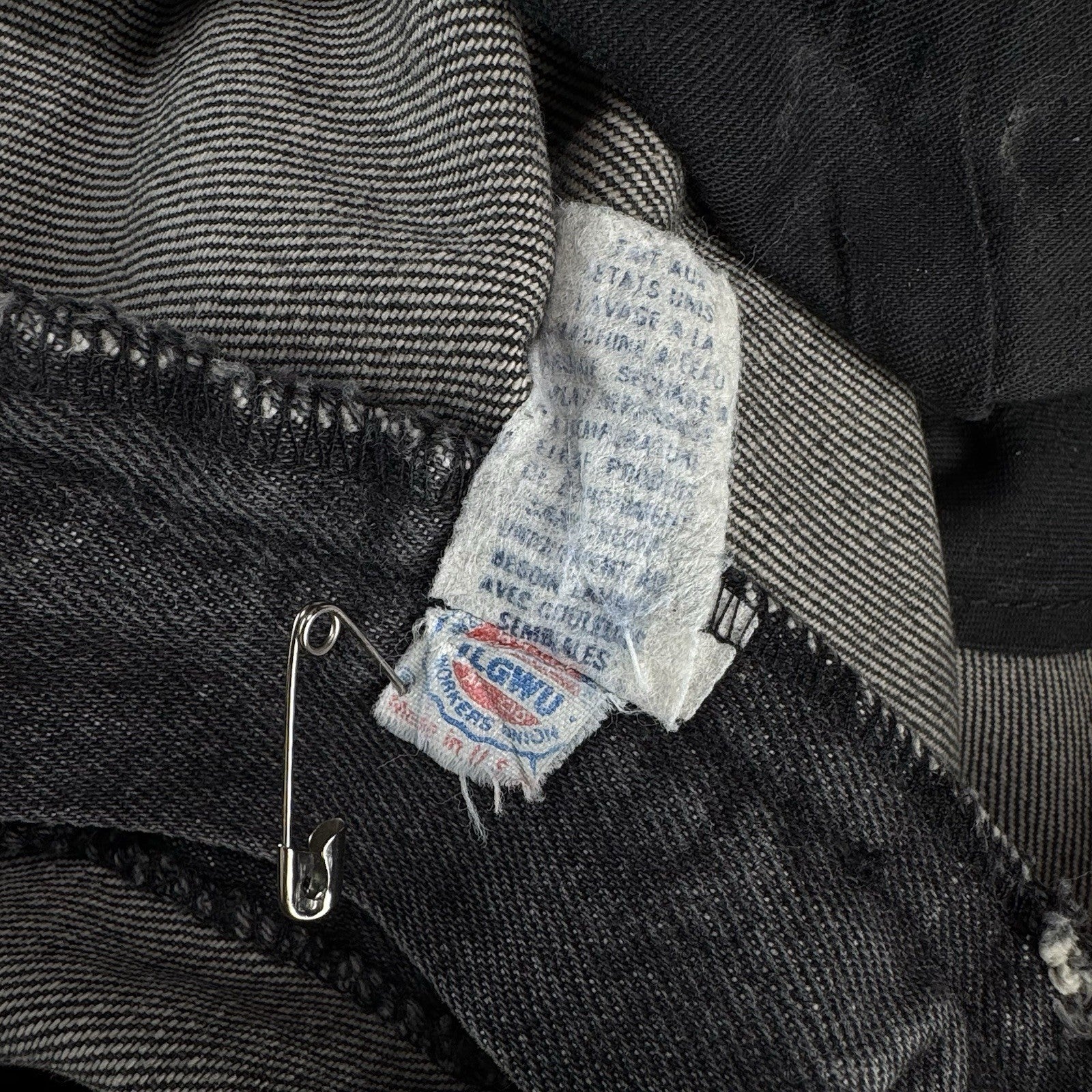 80’s Vtg Lauren Ralph Lauren Womens 30x31 Black Denim Jeans Made USA *Distressed