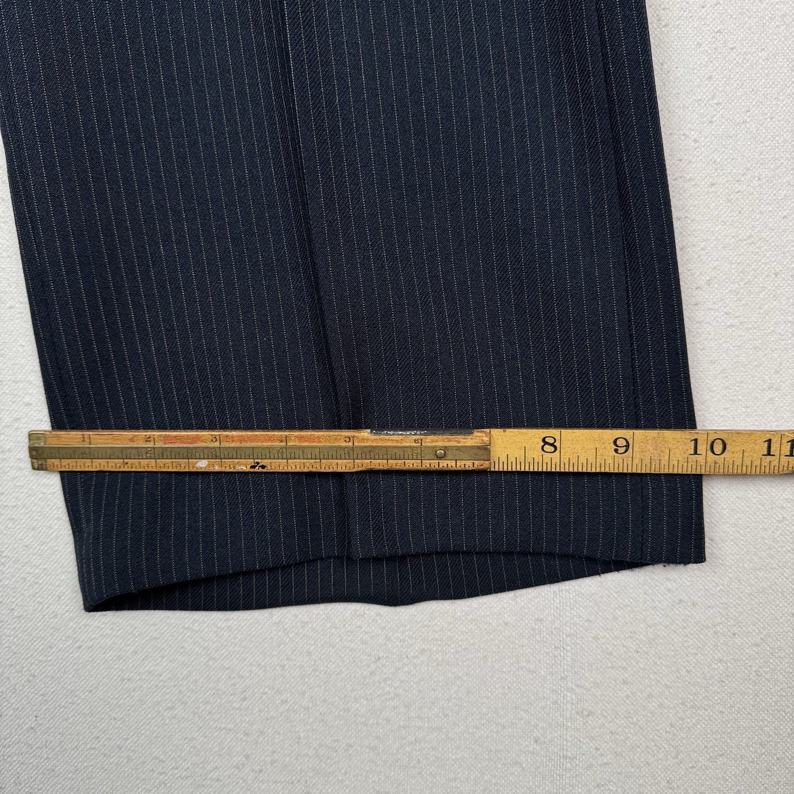 Vintage 70's 80's Levi’s Action Slacks Blue Pinstripe Men’s Fits 38X31 Made USA