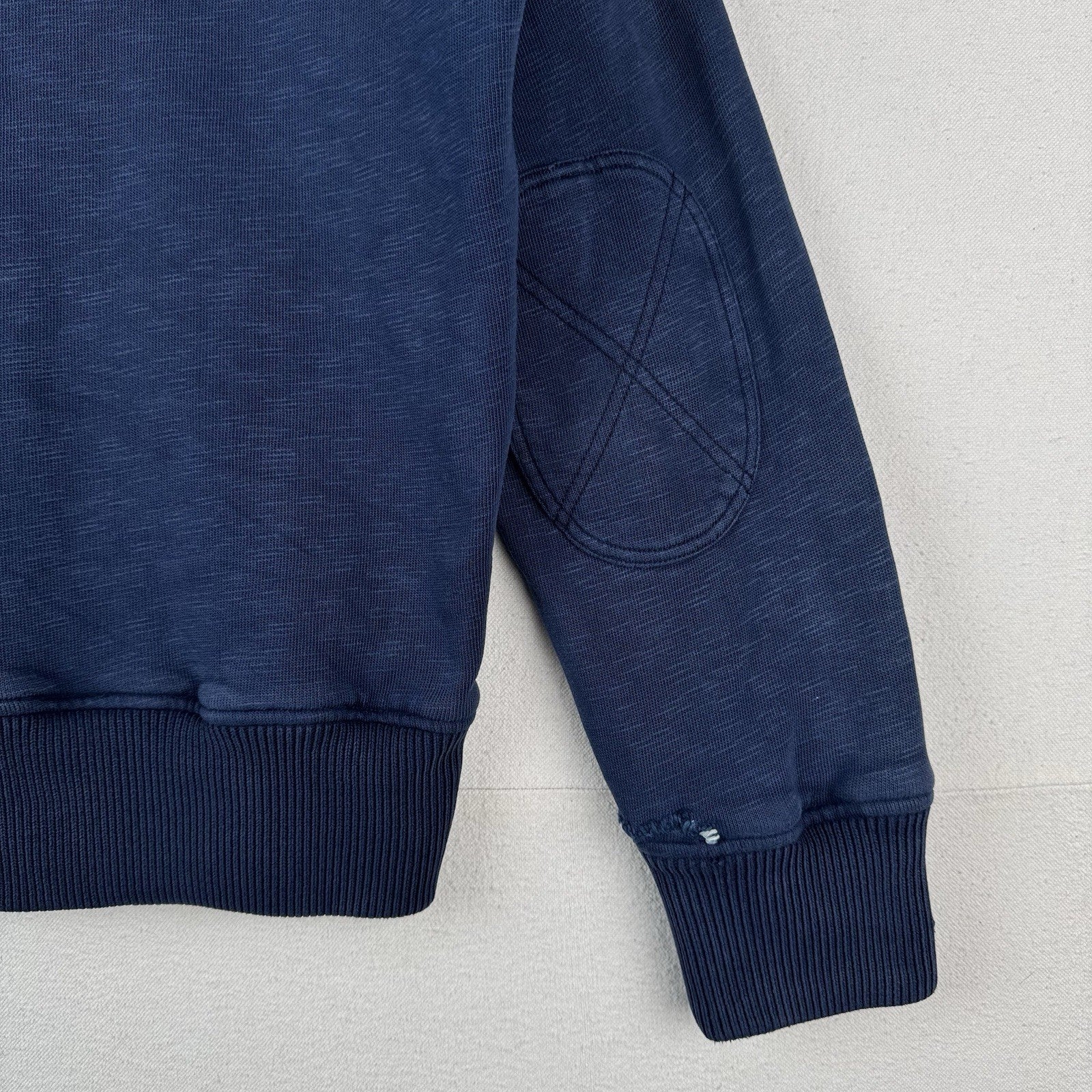 90’s Vtg Polo Ralph Lauren Shawl Collar Indigo Cardigan Cotton L Thermal Lining
