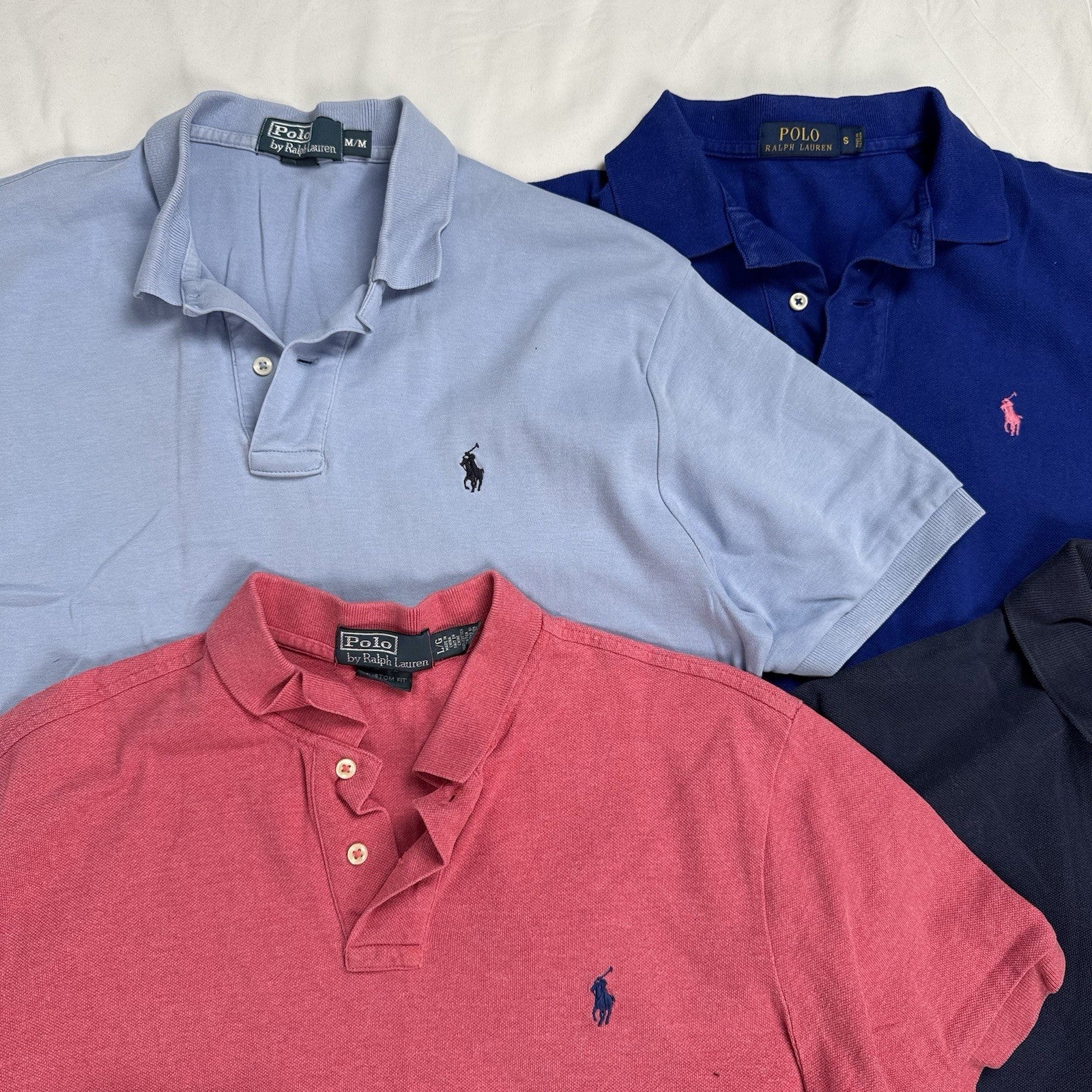 Lot of 11 Polo Ralph Lauren Short Sleeve Shirts Wholesale Box S,M,L