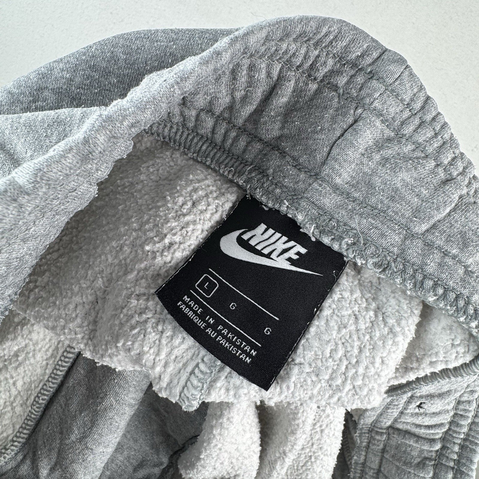 Nike Sportswear Knit Palazzo Women’s Large Wide Leg Sweatpants Grey Heather