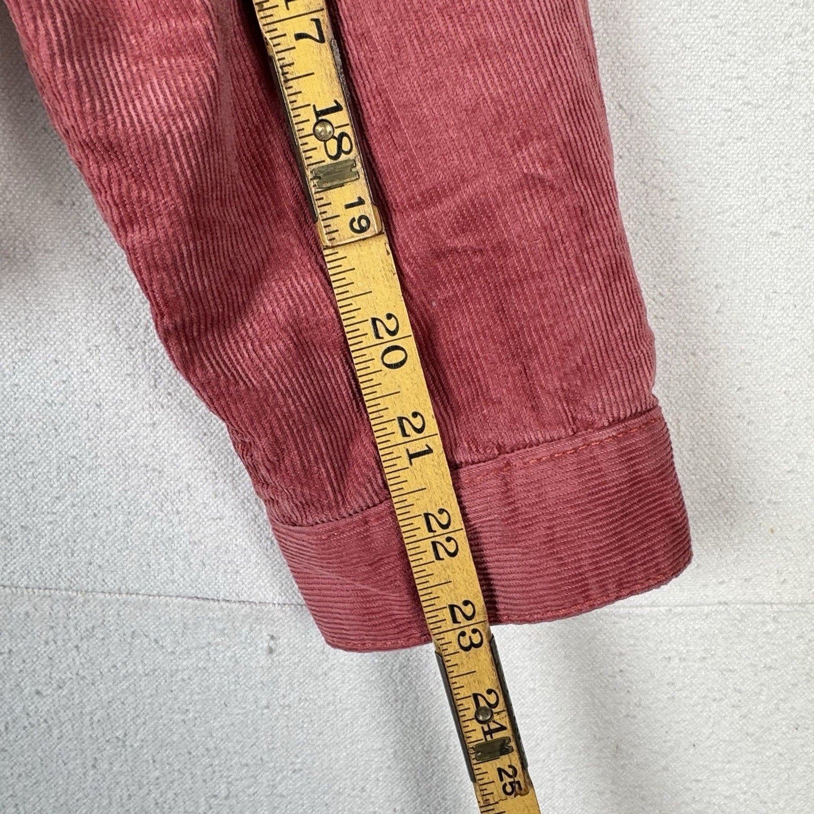 Gap Denim Icon Sherpa Lined Corduroy Jacket Dusty Rose Trucker Boxy Large