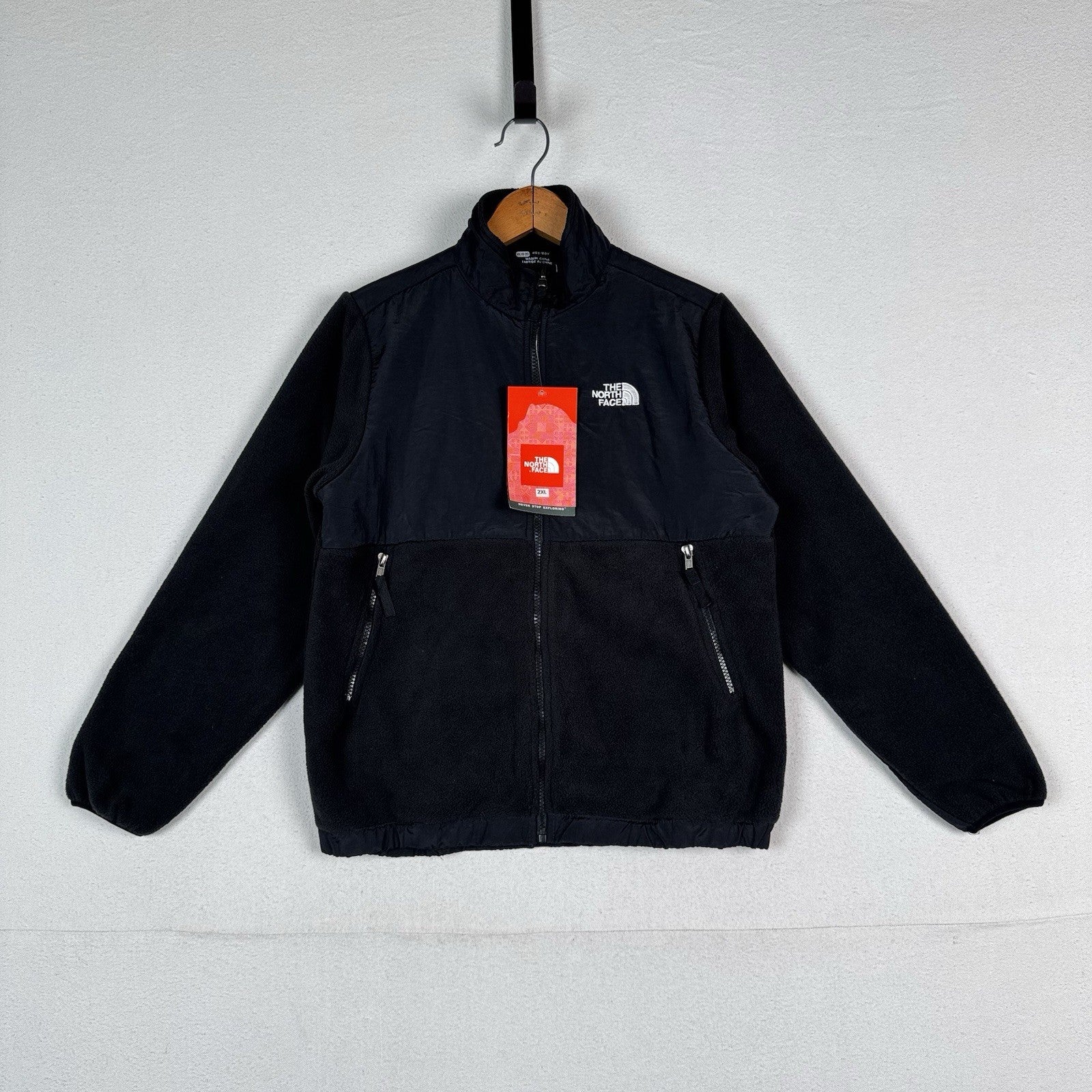 NWT The North Face Teen Denali Jacket Size XXL 2XL 18-20 Black