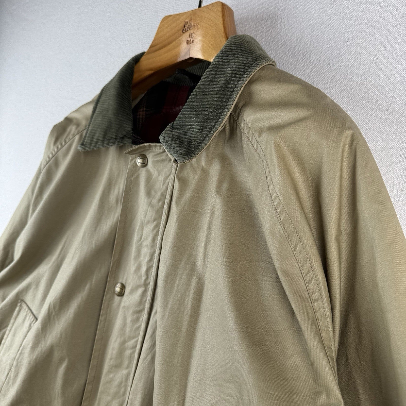 80’s Vtg Woolrich L Weatherproof Flannel Wool Lined Blanket Barn Jacket Coat USA