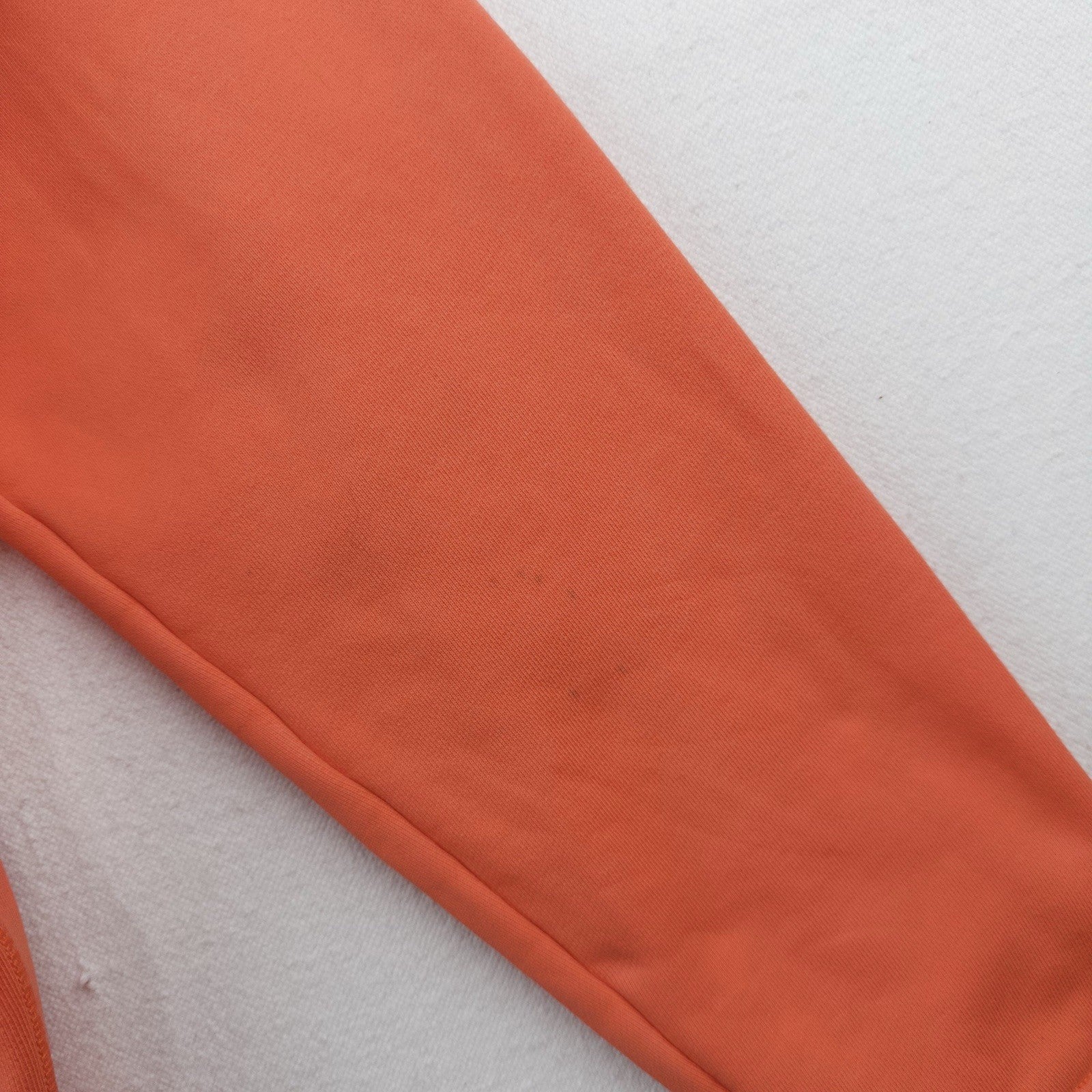 Stone Island Loopback Organic Cotton Orange Hoodie Men’s Medium