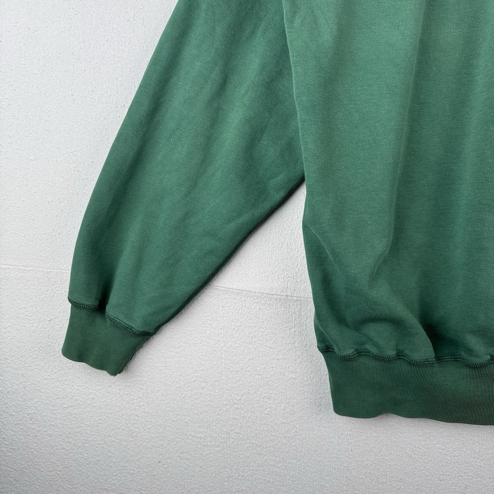 90’s Vtg Polo Ralph Lauren Crew Raglan Sweatshirt Men’s Large Green Sun-Faded