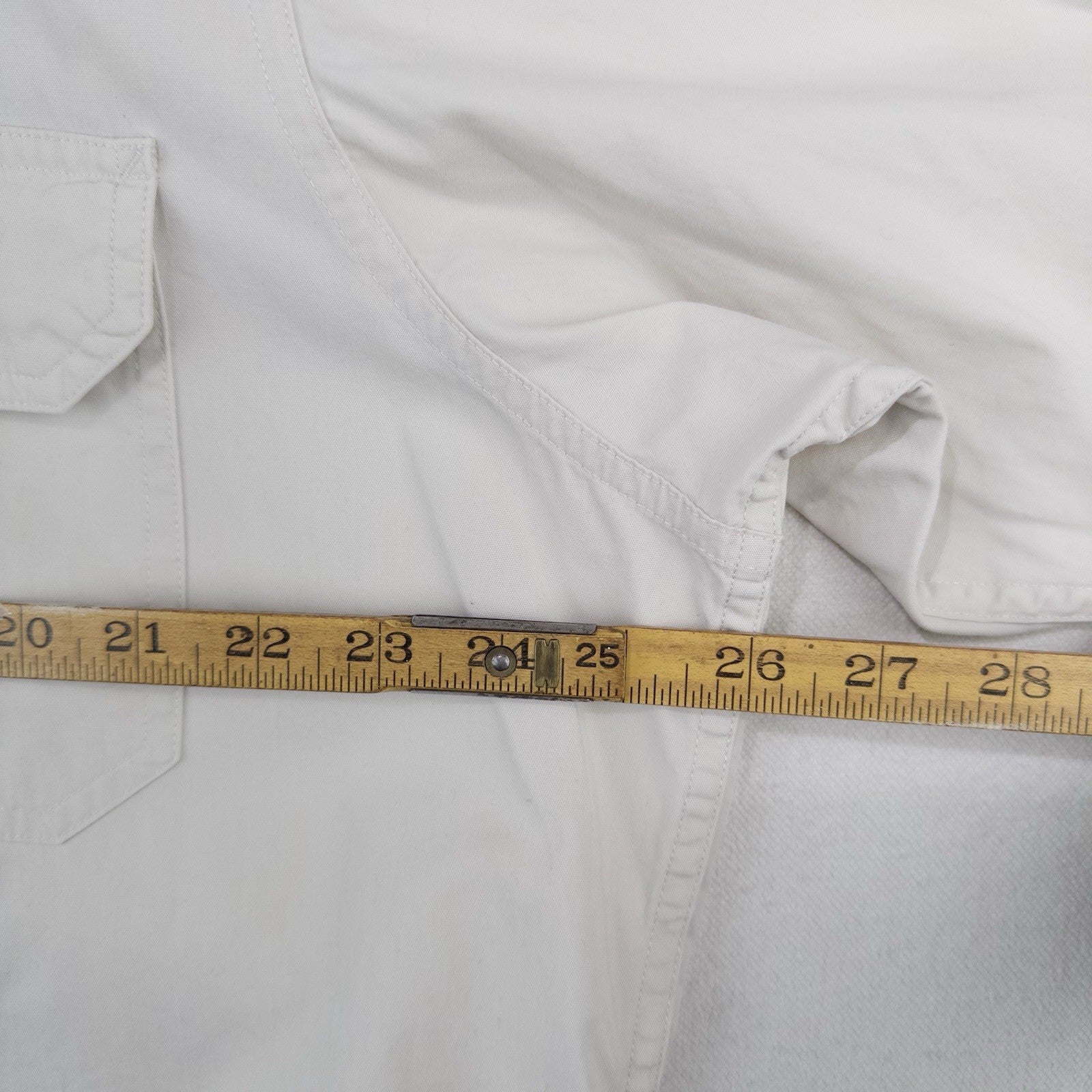 Ralph Lauren Polo Jeans Company Men’s L Safari Utility Shirt 100% Cotton Beige