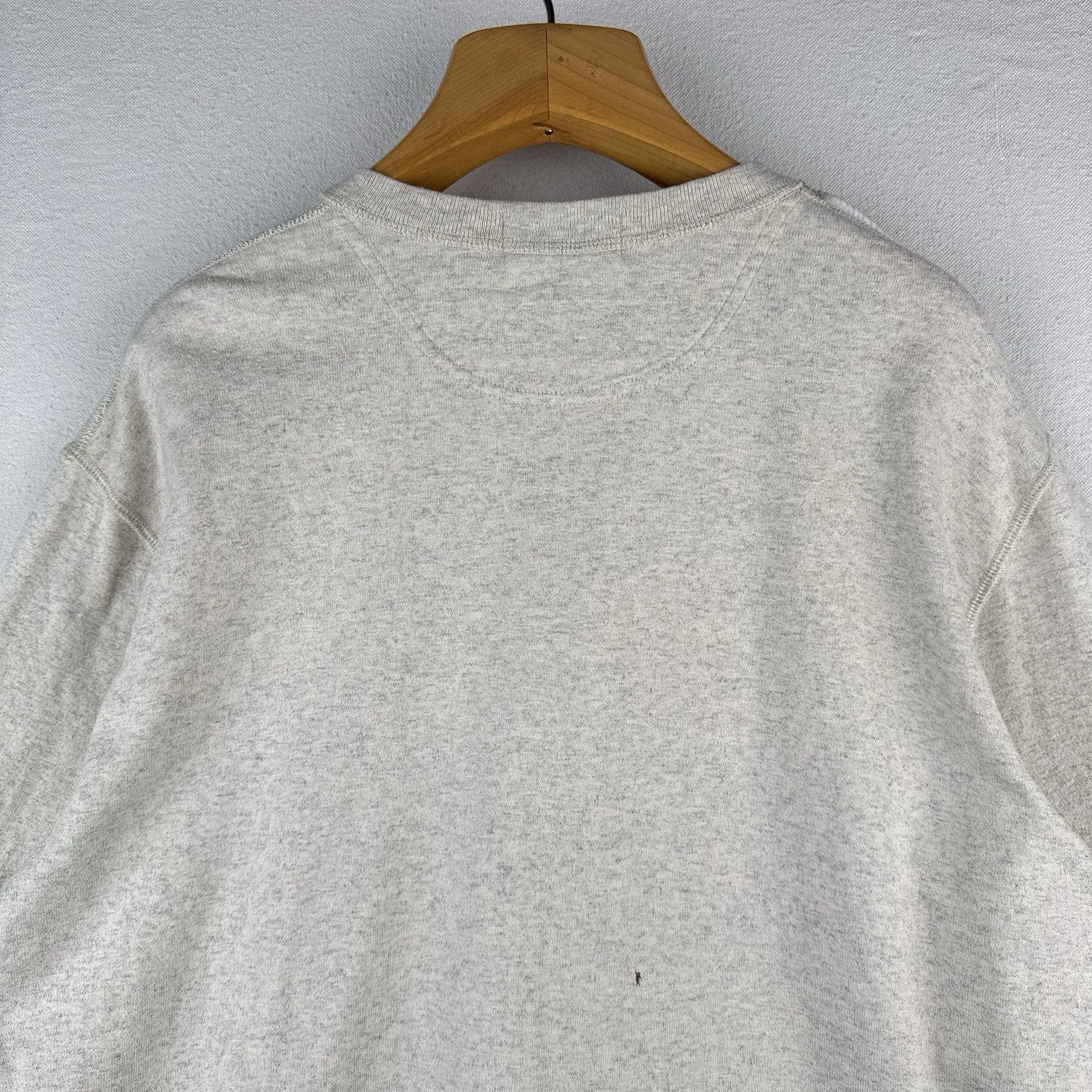90s Vtg Polo Ralph Lauren Sailor Shoulder Button Sweater Alpaca Beige 2XL *Read