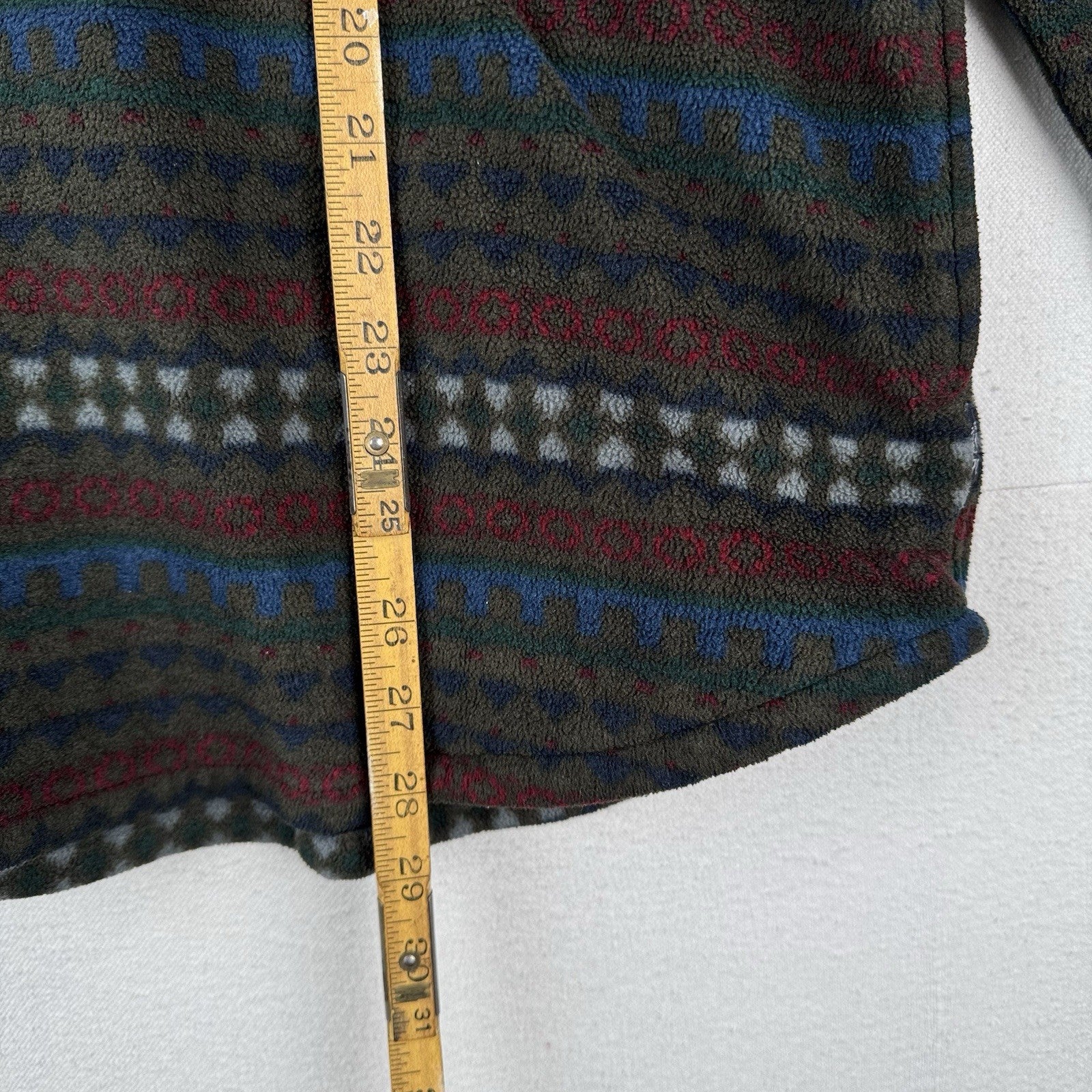Vintage Ralph Lauren Chaps Men’s XL Southwestern Fleece 1/2 Zip Pullover Jacket