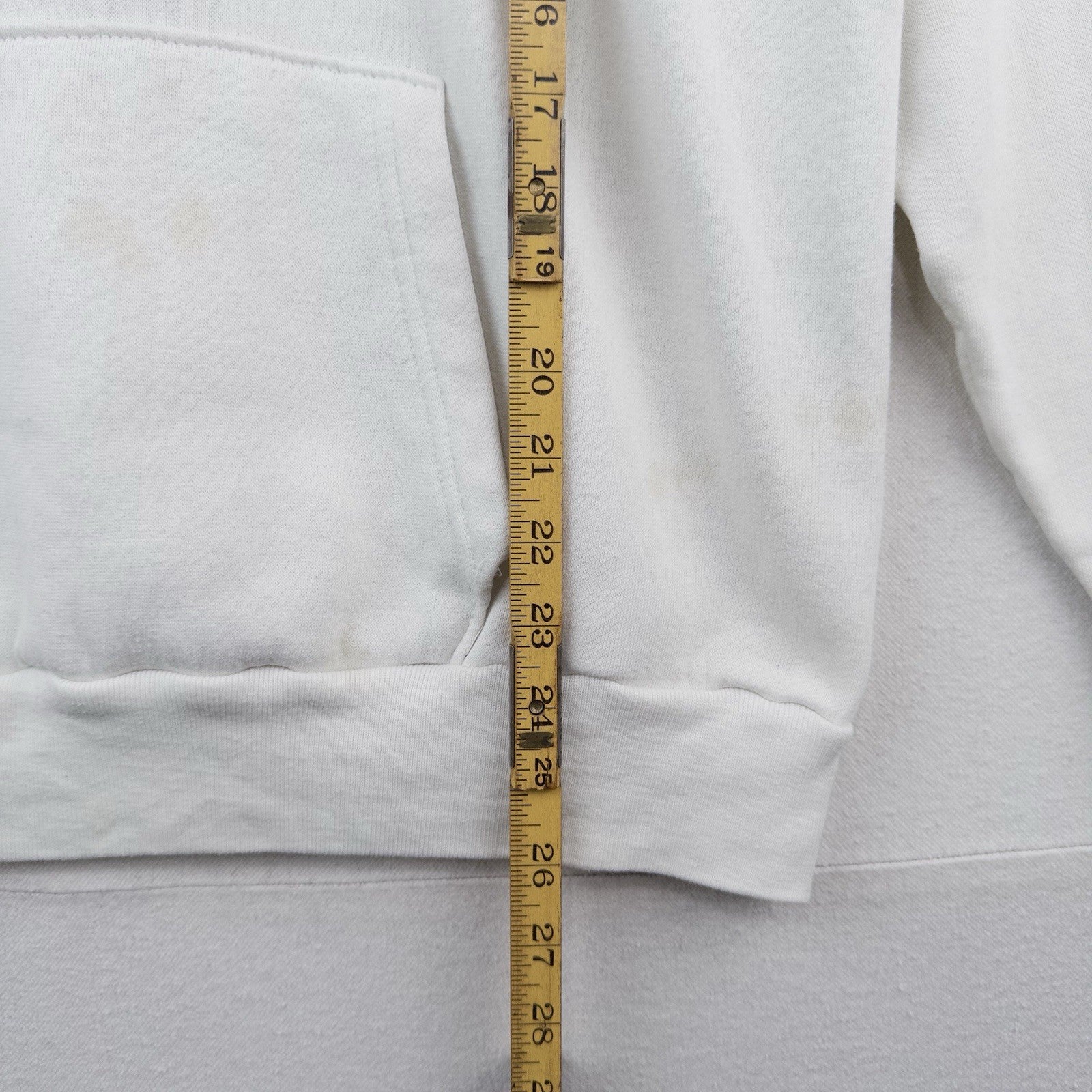 80’s Vtg Champion USMMA Merchant Marine Academy Kings Point XL White Hoodie USA