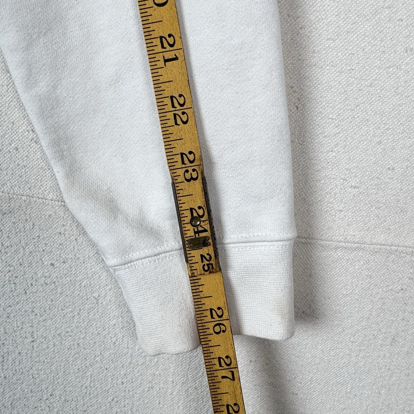 Nike Just Do It Spell Out Men’s White Sweatshirt Crewneck Big Front Back Medium