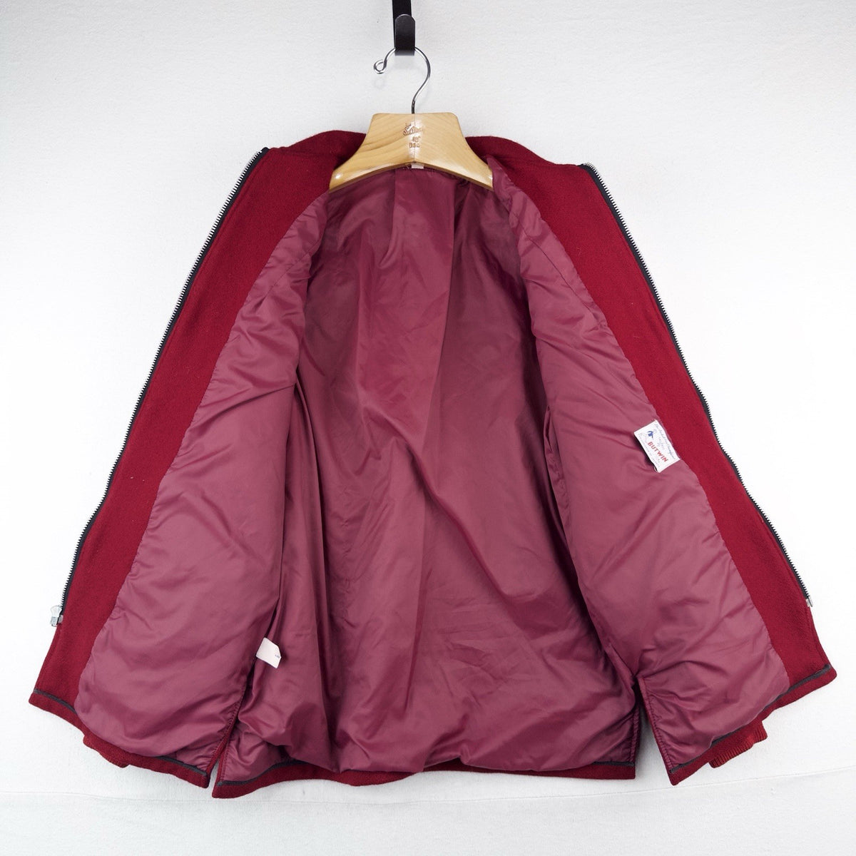 50’s Vtg Butwin Iowa State Varsity Letterman Jacket Womens 12 Burgundy Wool
