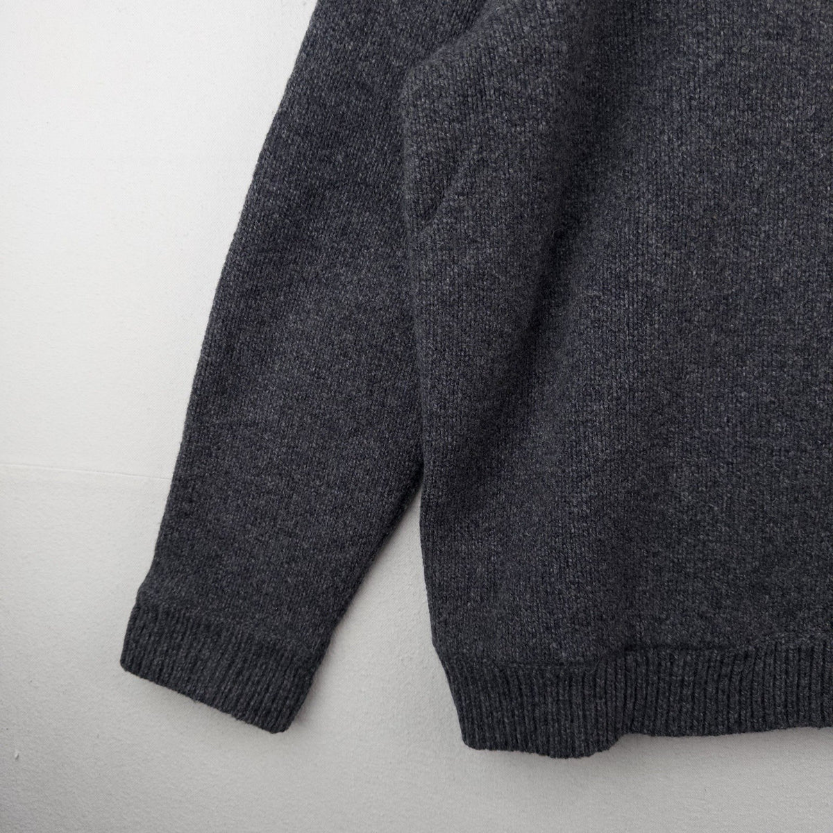 New L.L.Bean Classic Ragg Lambswool Cardigan Full-Zip Flannel Lined Men 3XL Gray
