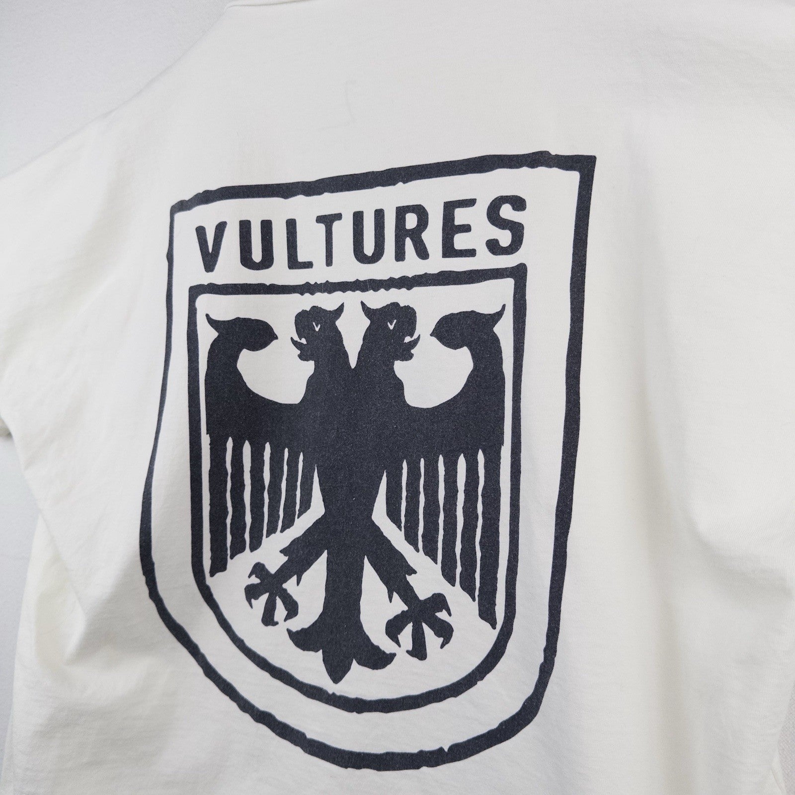 Kanye West x Yeezy Vultures White T-Shirt Size 2 Oversized Boxy Fit