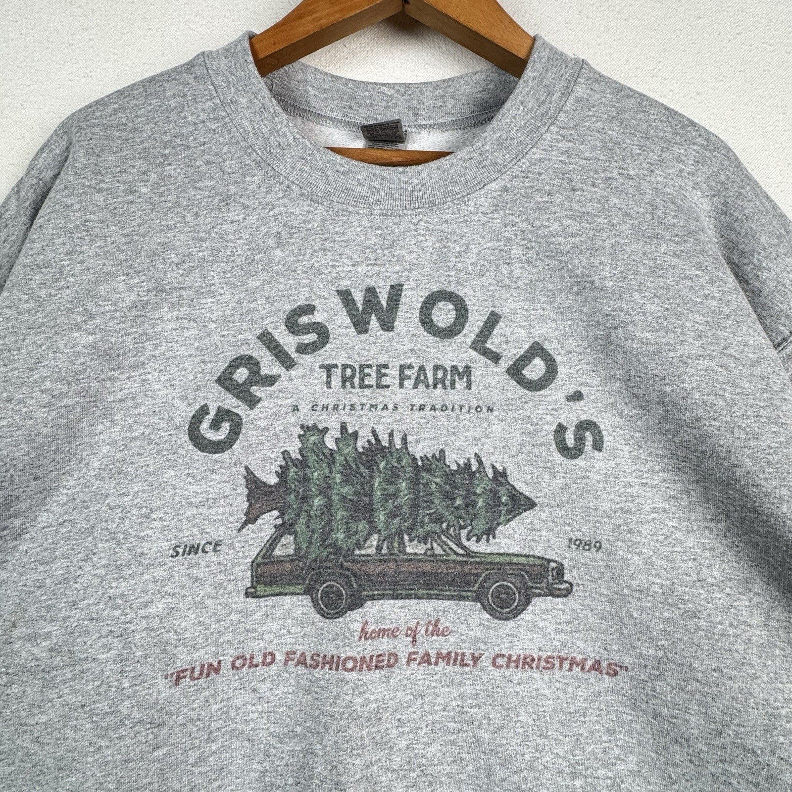 Griswold's Tree Farm Since 1989 Sweatshirt Christmas Family Sweatshirt Mens L