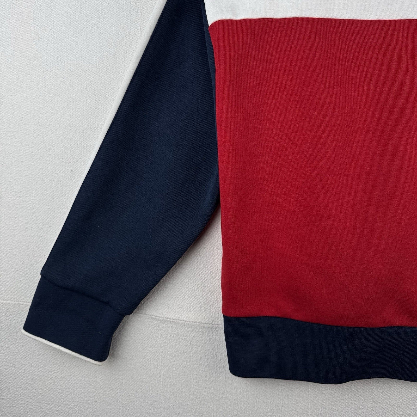 Polo Ralph Lauren Men's L Full Zip Red White Blue USA Flag Track Jacket Big Pony