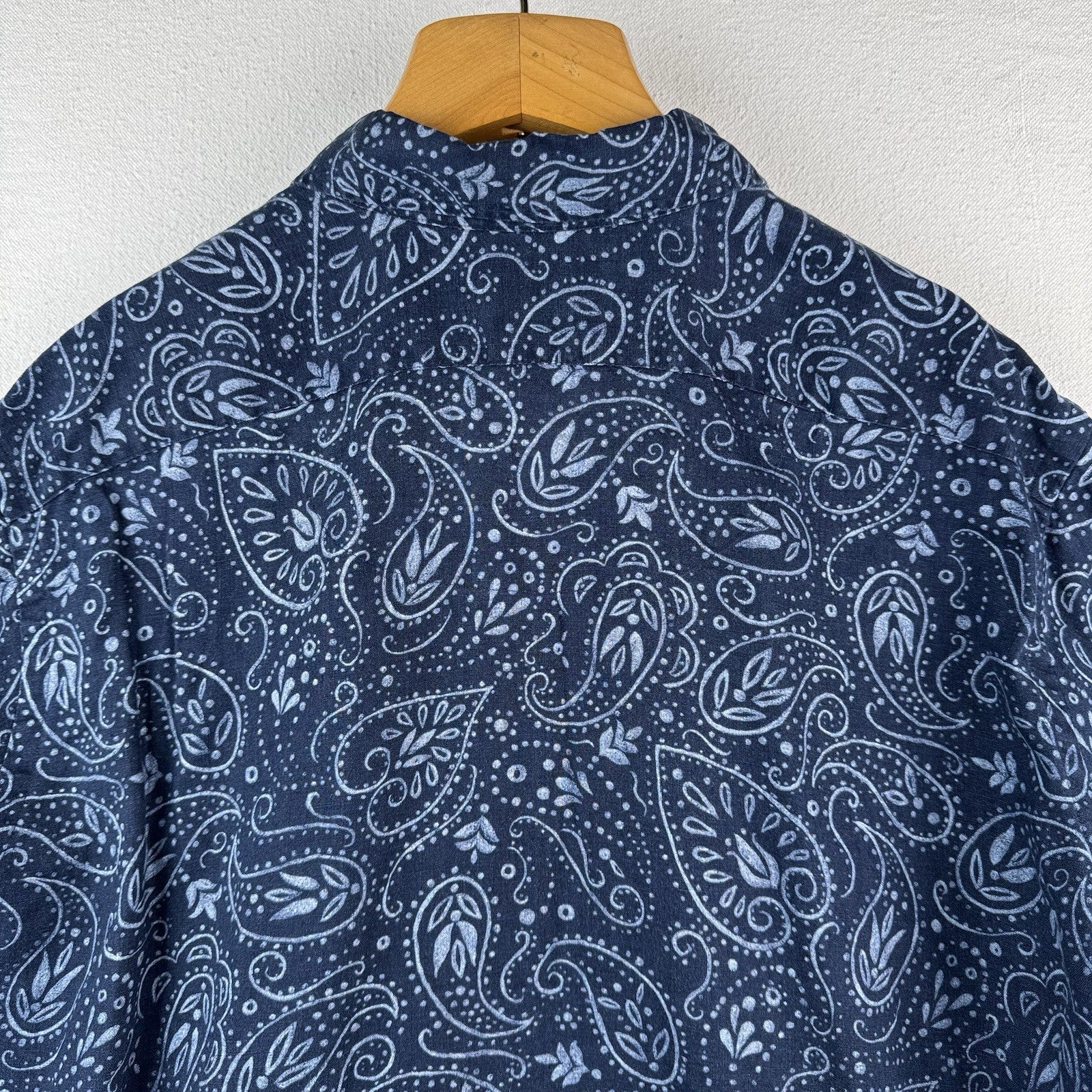 Vtg Polo By Ralph Lauren Mens XL Cambridge Paisley Hawaiian Shirt 100% Linen