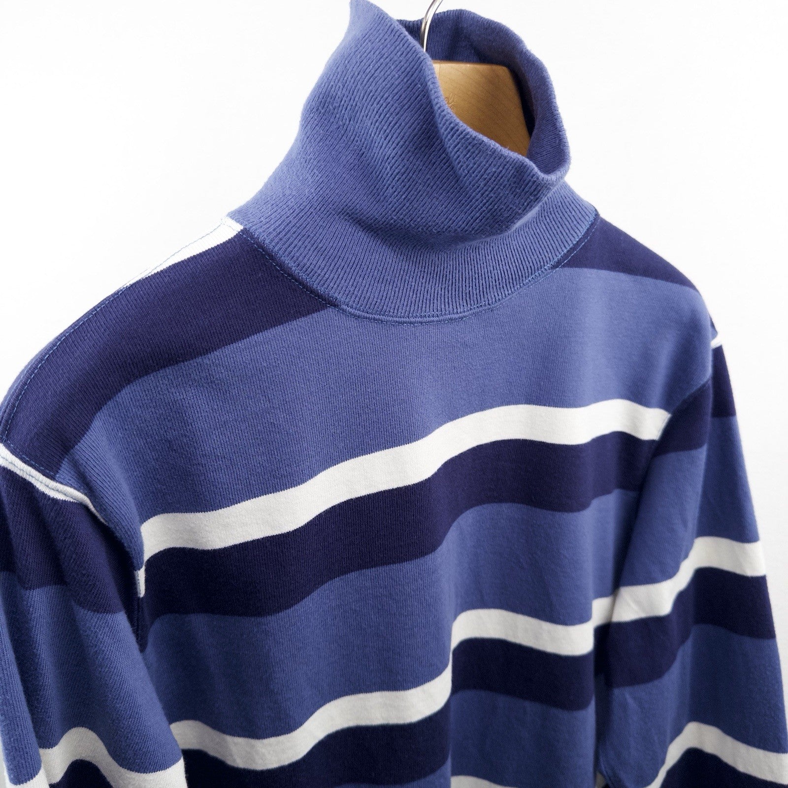 90’s Vtg Polo Ralph Lauren Men’s M Color Block Stripe Turtleneck Made In USA