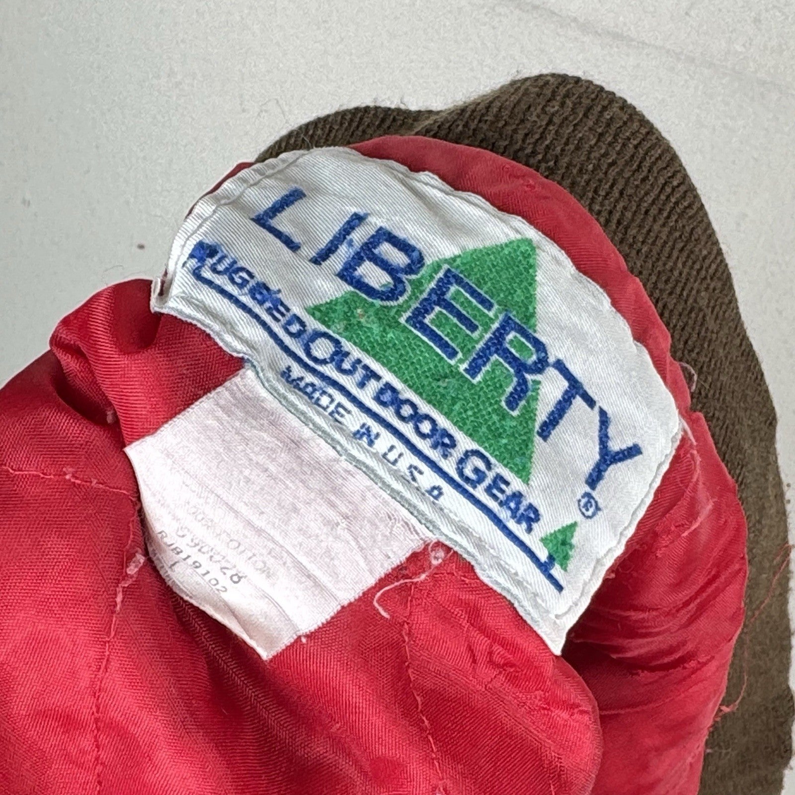 Vintage Liberty Rugged Outdoor Mens M/L Canvas Work Jacket Coat Tan *Distressed