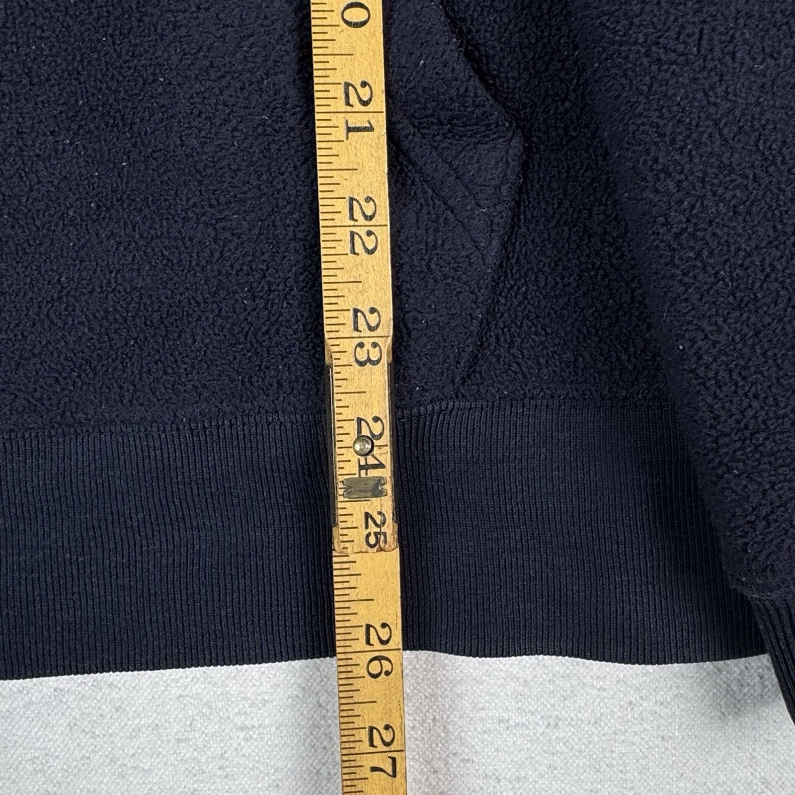 Vintage 90s Gap Fleece Hoodie Pullover Sweatshirt Men's Small Blue