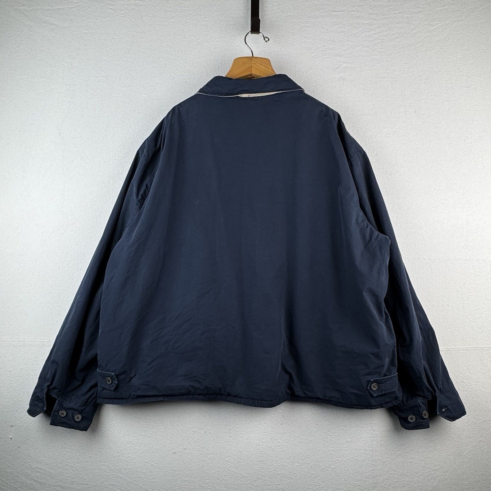 Polo Ralph Lauren Bi-Swing Flannel Lined Jacket Mens 4XB Blue Harrington Bomber