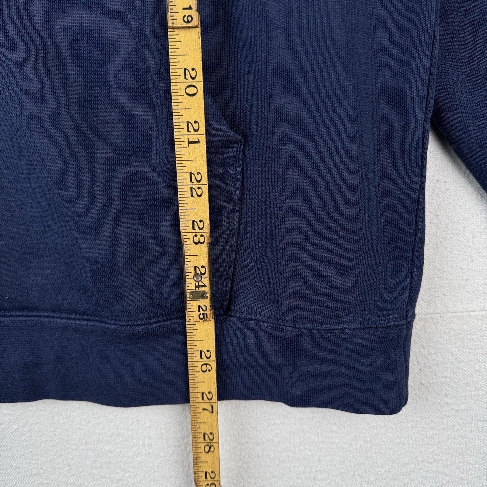 Yale University Bulldogs Men’s Large Blue Faded Hoodie Sweatshirt Ivy League