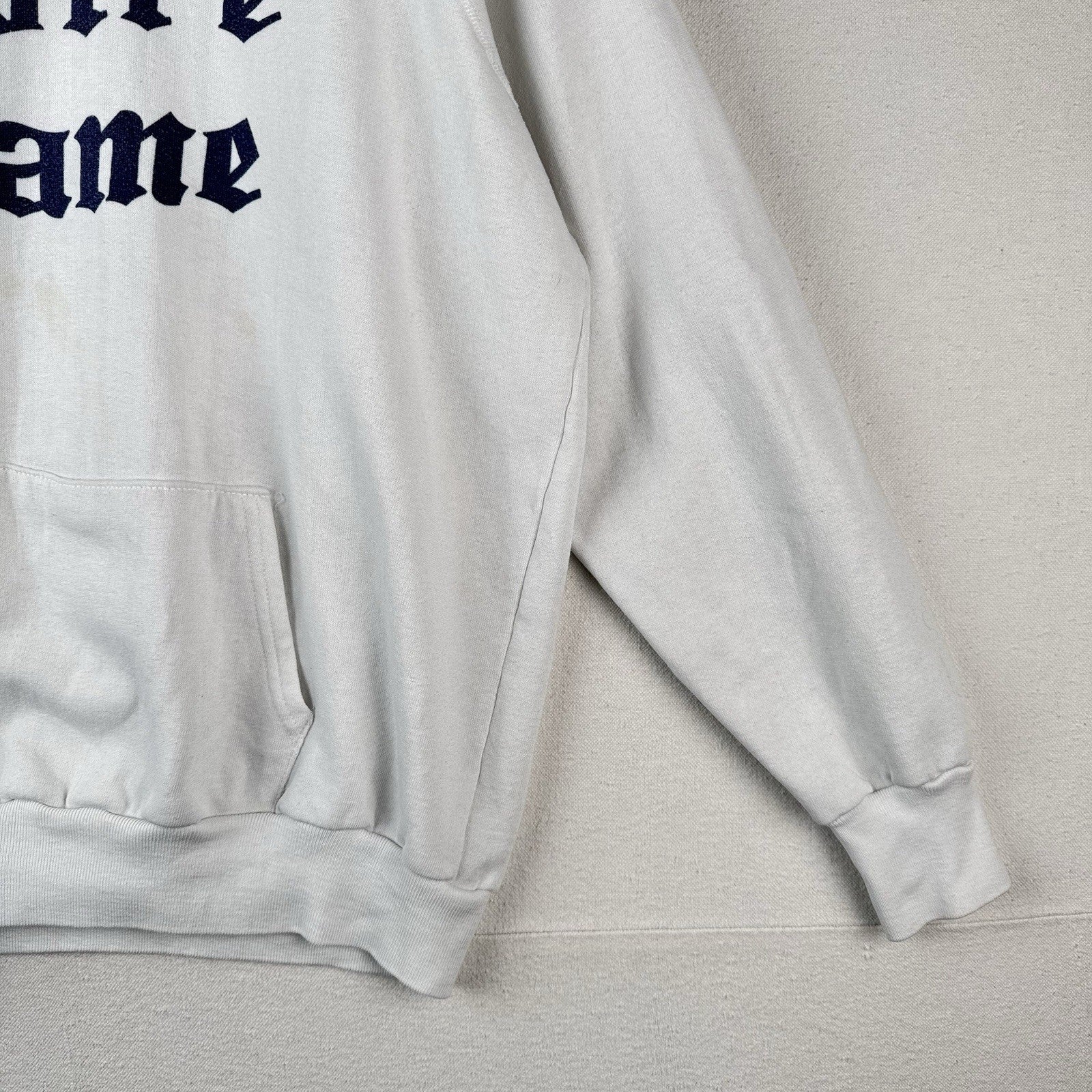 80’s Vintage Champion Notre Dame University Graphic Pullover Hoodie Men’s XL USA