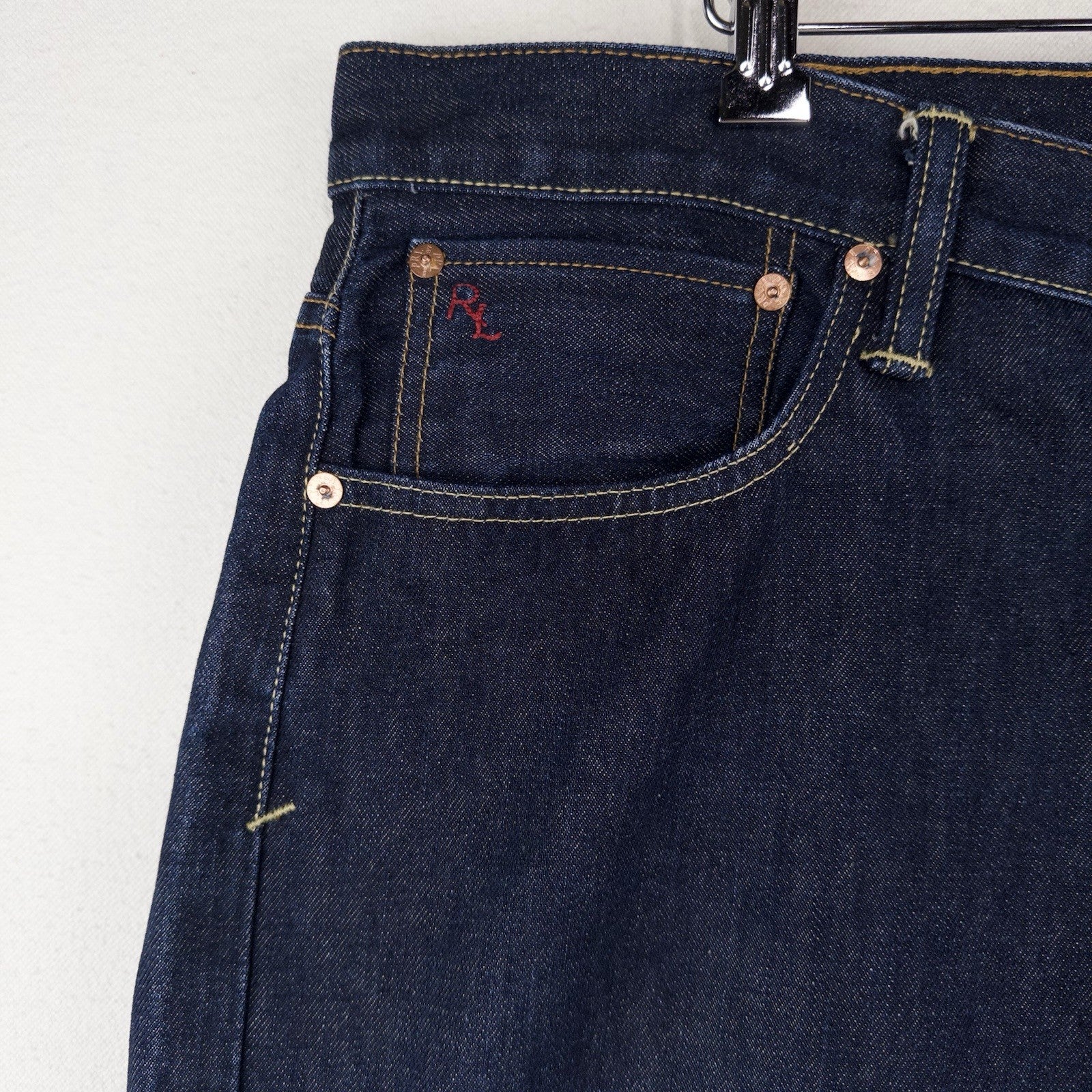 Polo Ralph Lauren Vintage 67 Straight Leg Jeans Men’s 36x34 Dark Wash