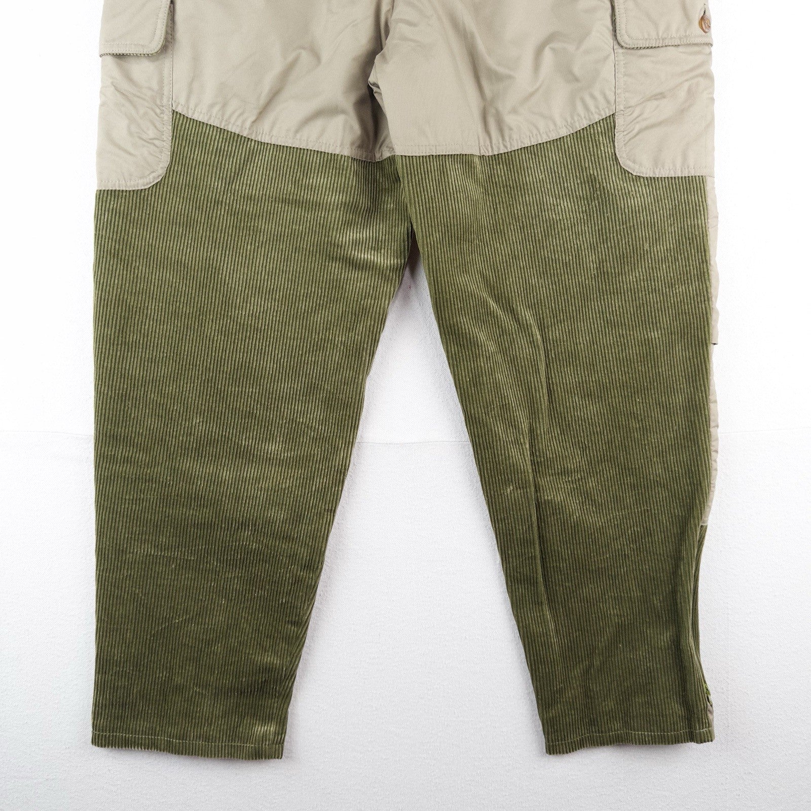 90’s Vtg Beretta Green Italian Corduroy Patchwork Hunting Pants Men’s 34x27 (52)