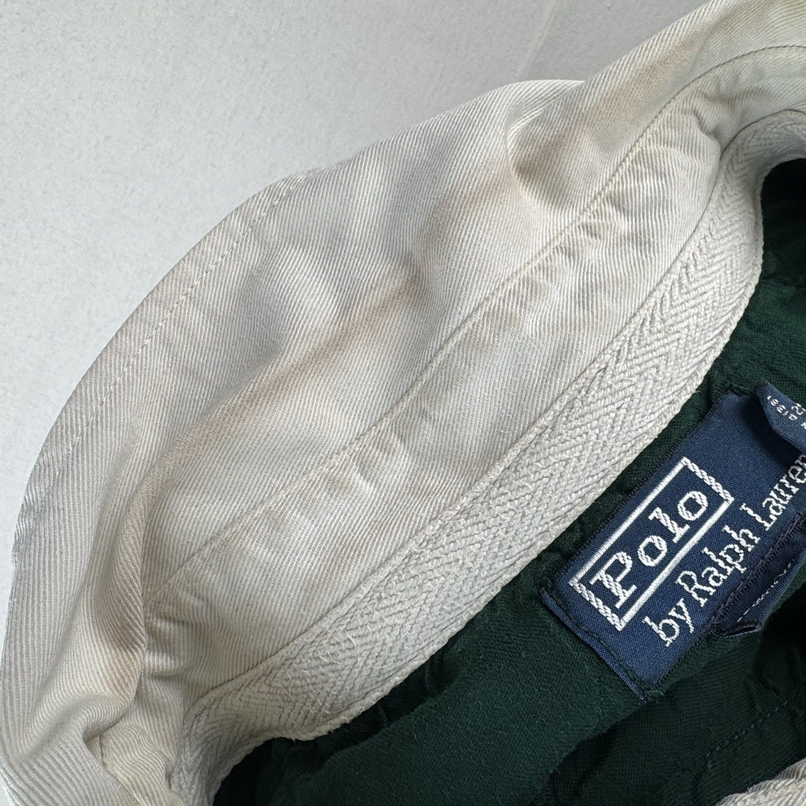 90’s Vtg Polo Ralph Lauren Men’s 6XB Green Quilted Rugby Elbow Patches